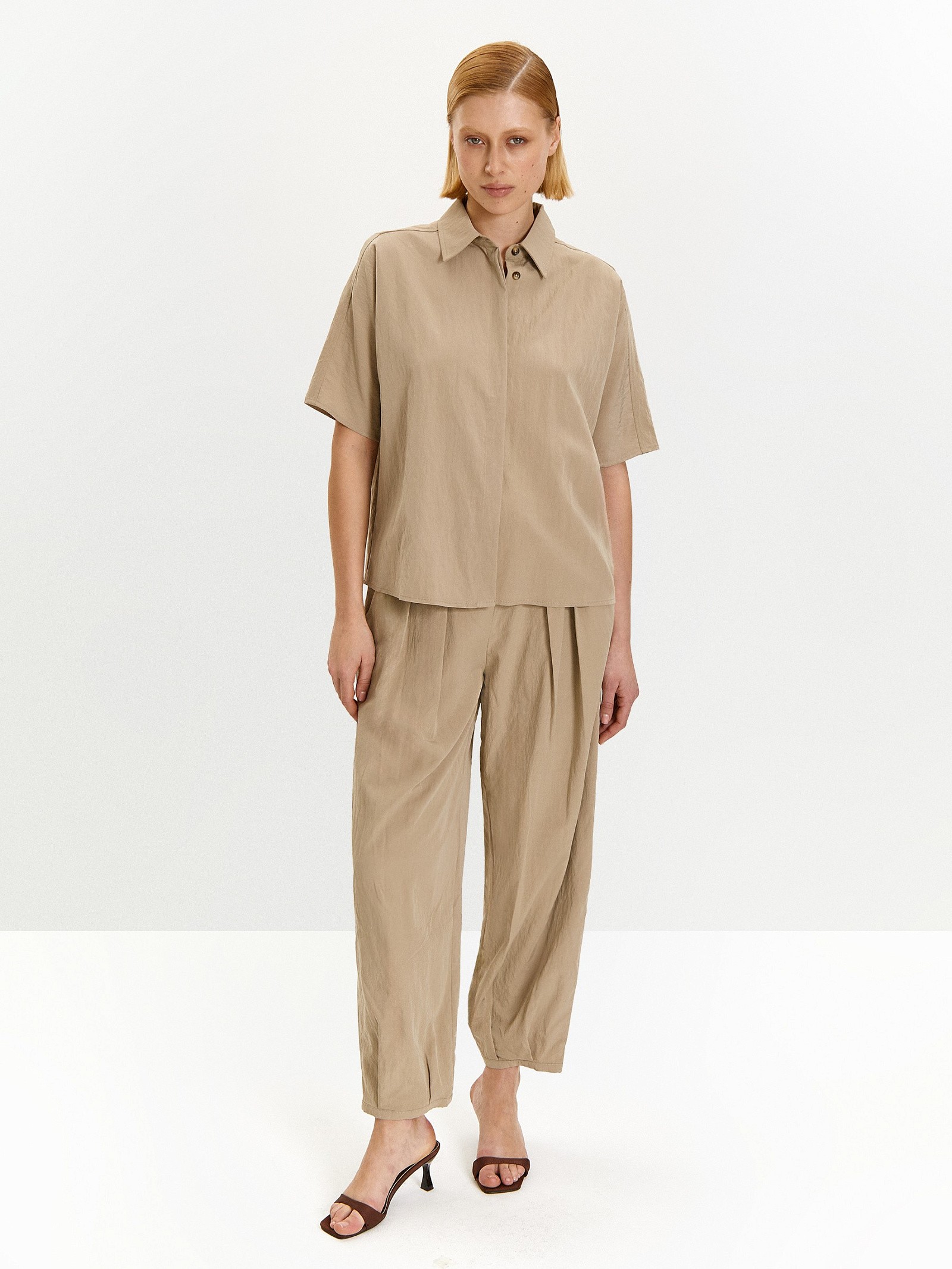 Рубашка свободного кроя