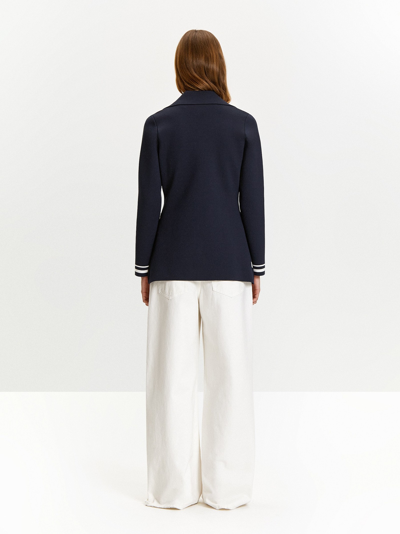 Жакет из трикотажа