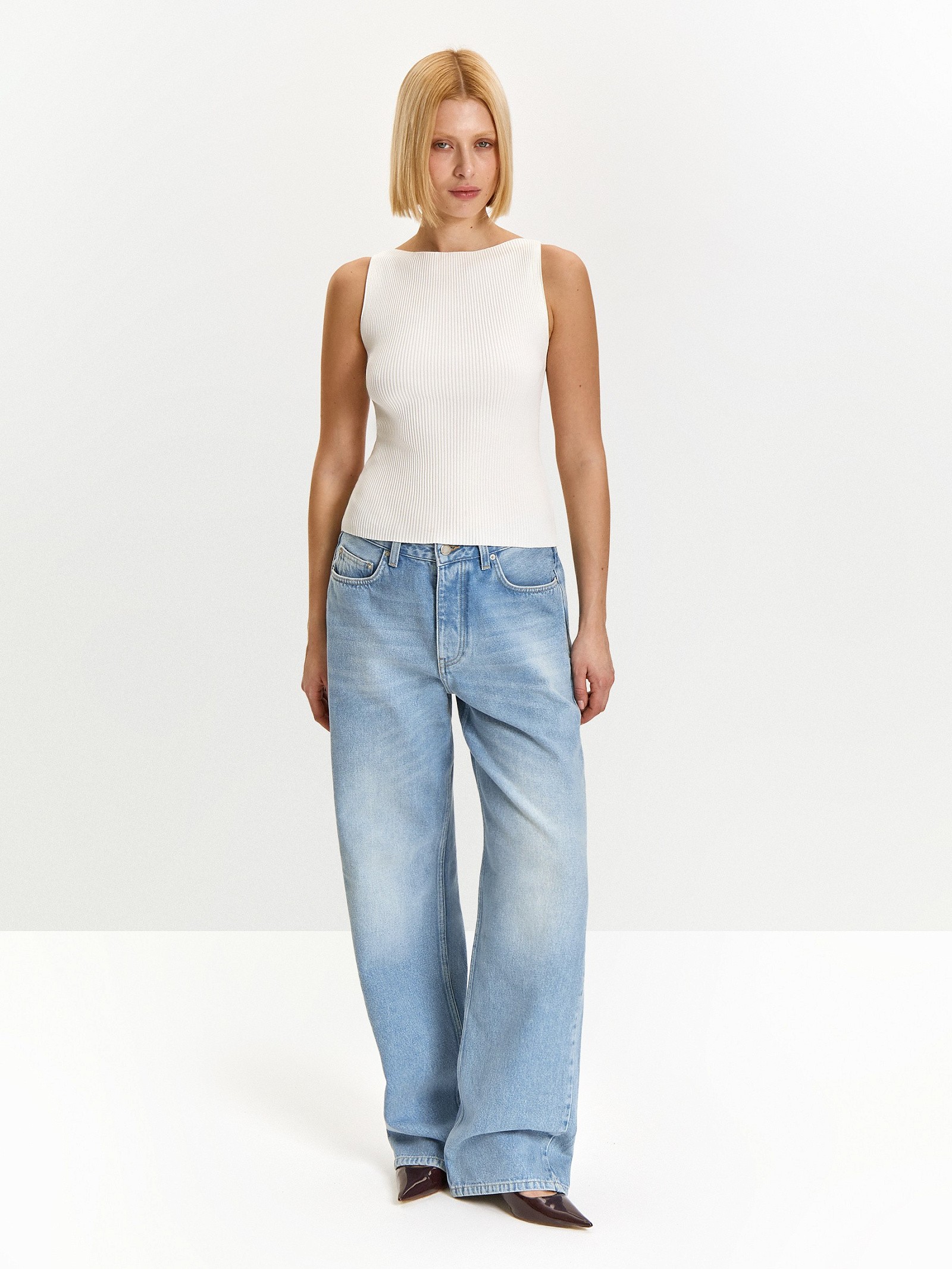 Трикотажный топ