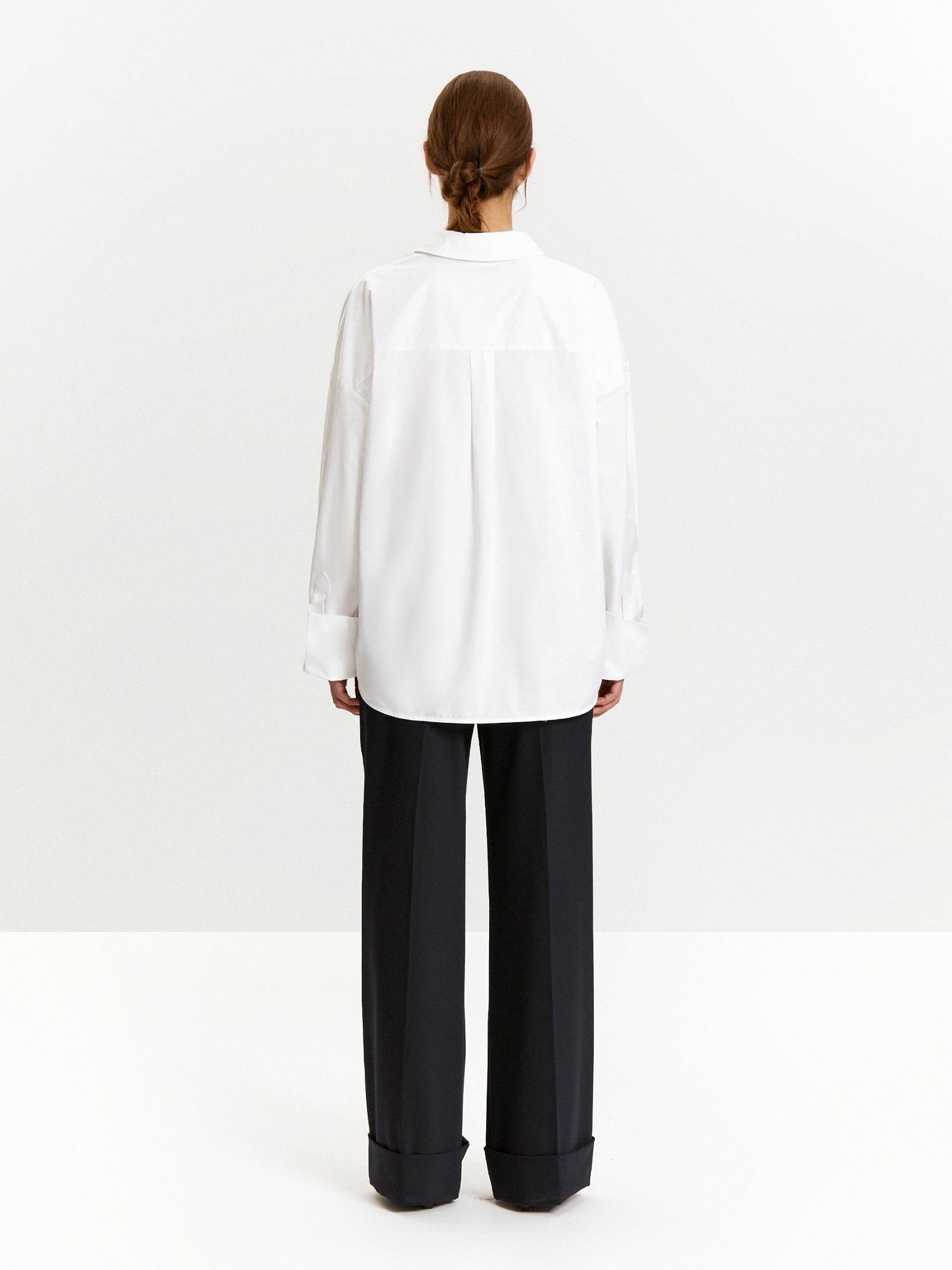 Рубашка удлиненная