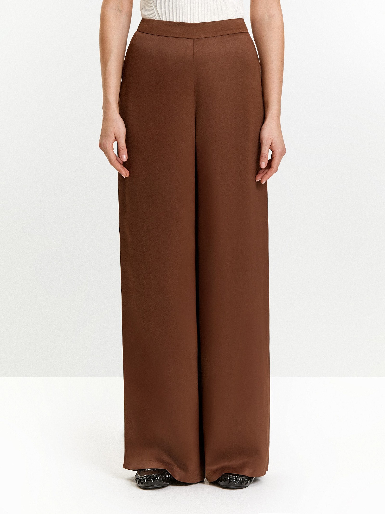 Брюки широкого кроя