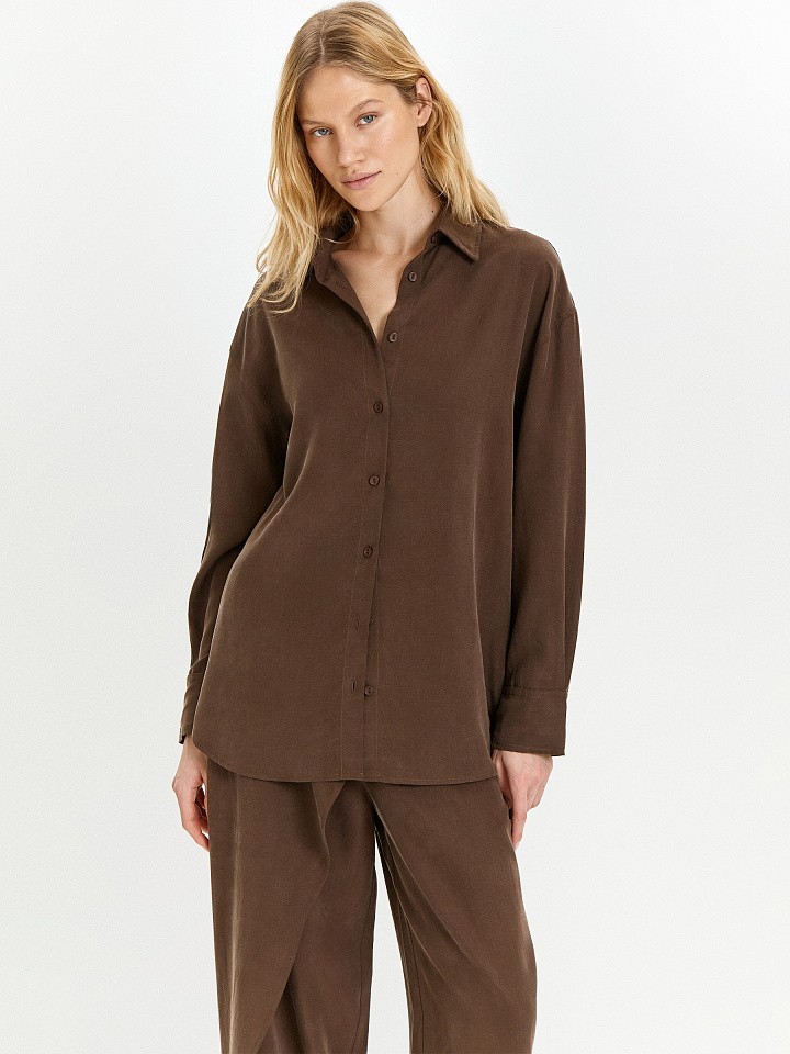 Рубашка прямого кроя