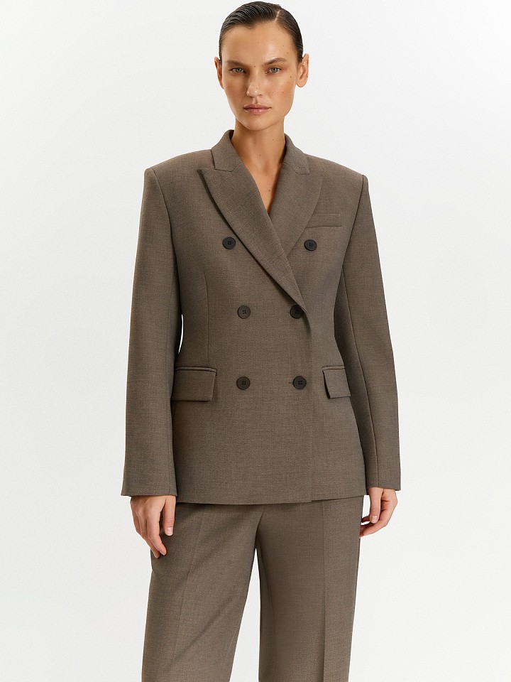 Двубортный жакет