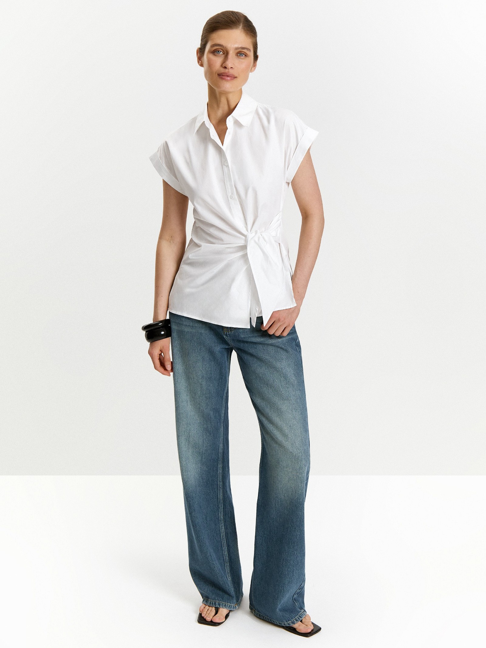 Рубашка с коротким рукавом из 100% хлопка