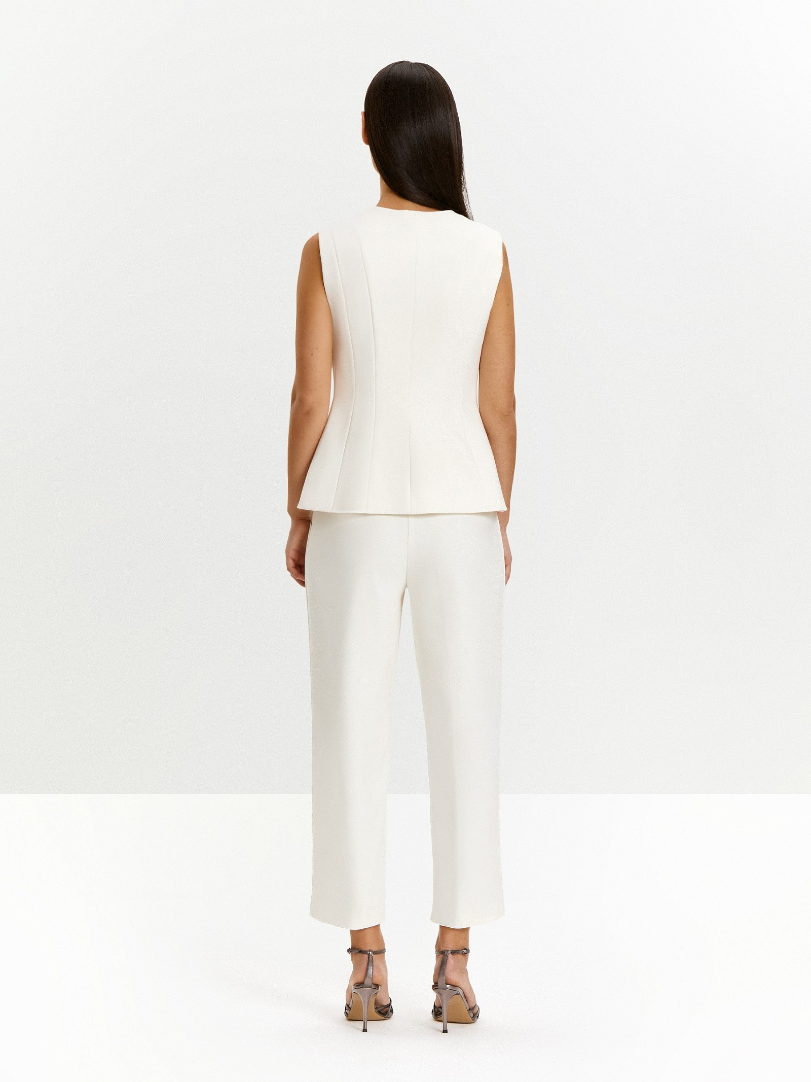 Блузка однотонная