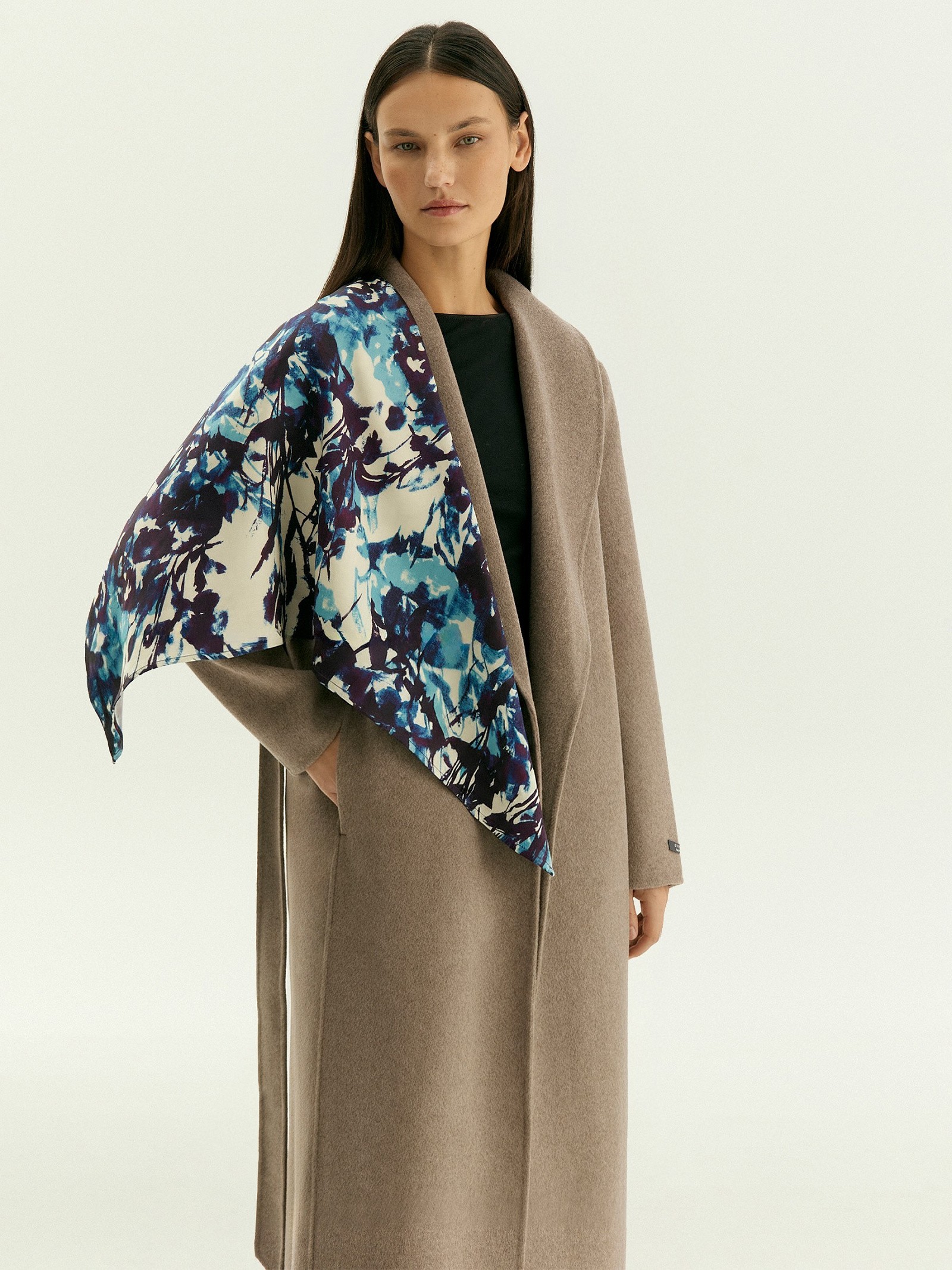 Платок с принтом