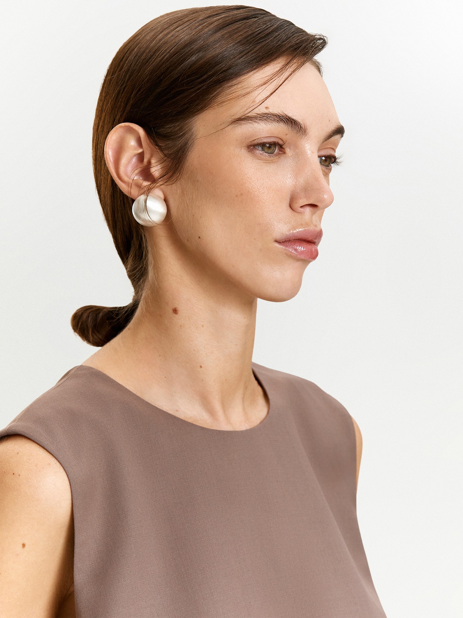 Блуза однотон