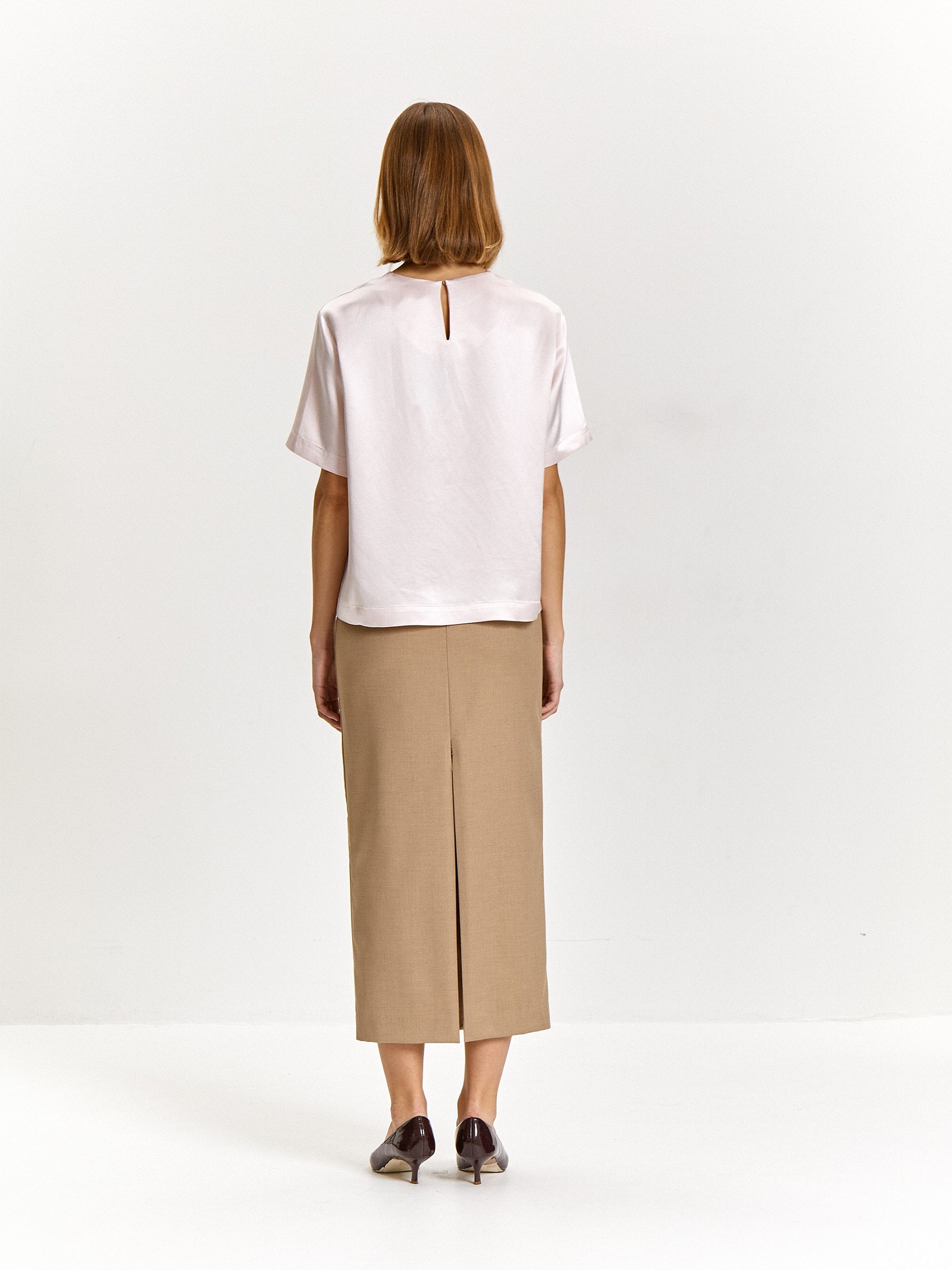 Блузка прямого кроя