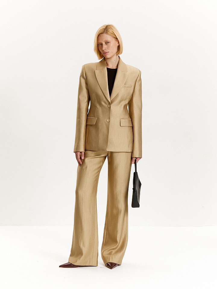 Брюки прямого кроя