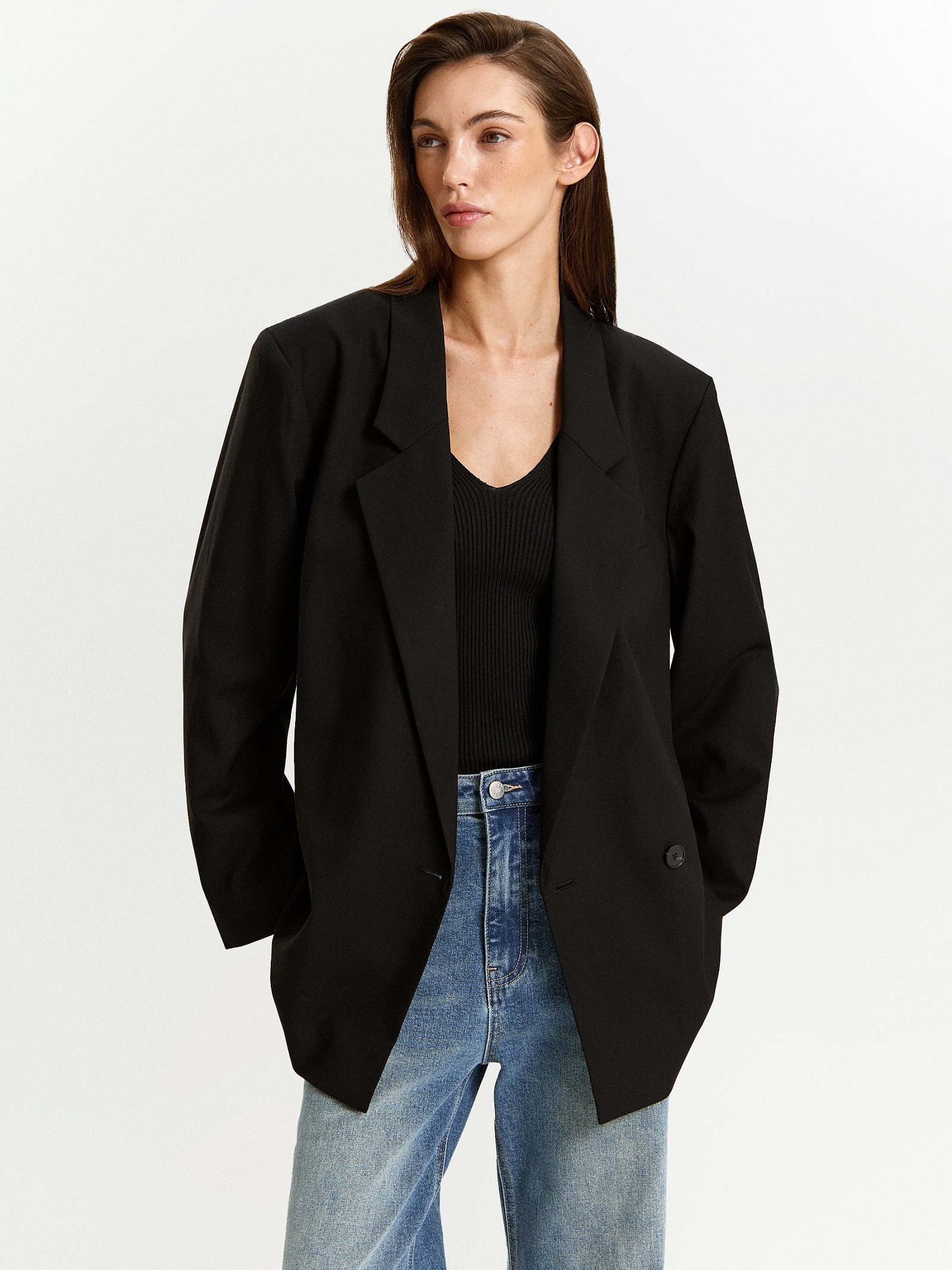 Жакет прямого кроя