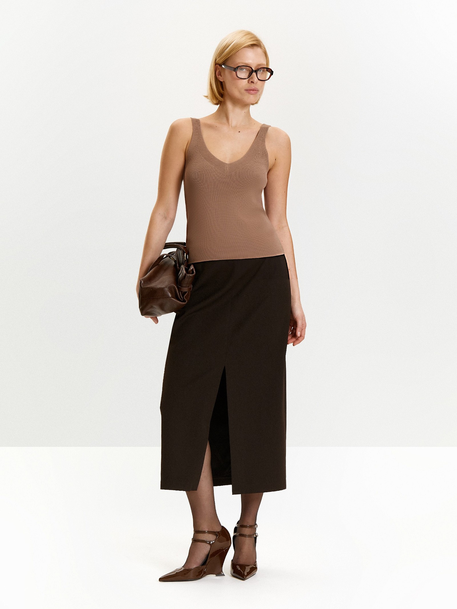 Трикотажный топ