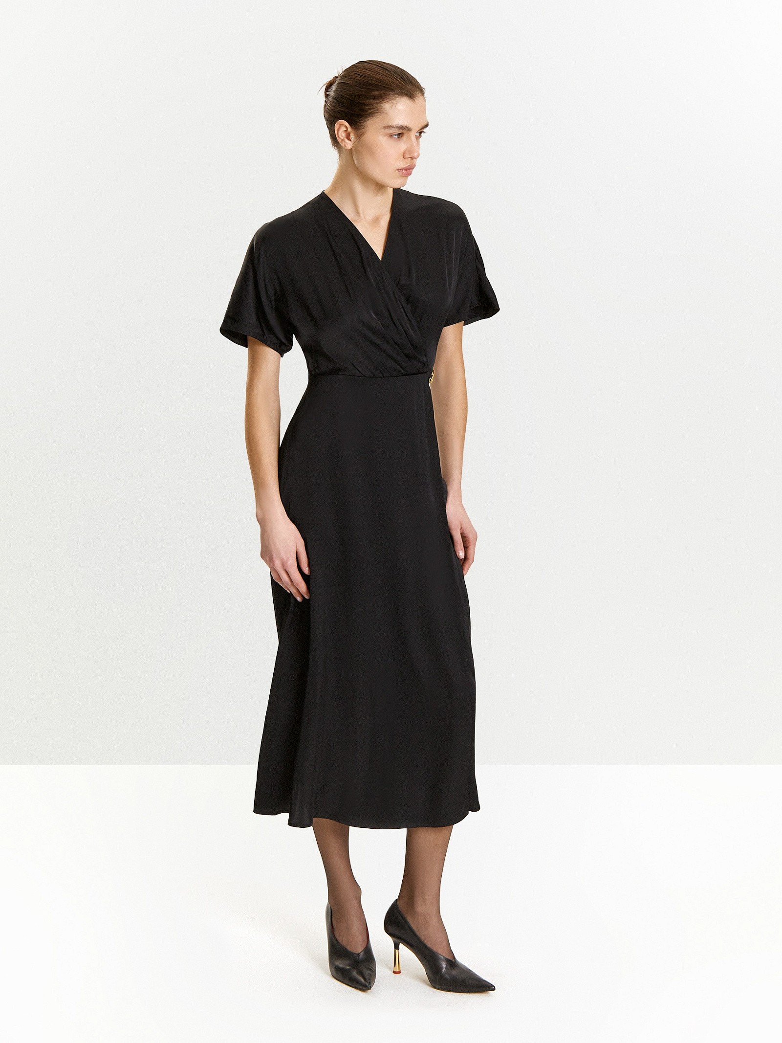 Платье макси из 100% вискозы