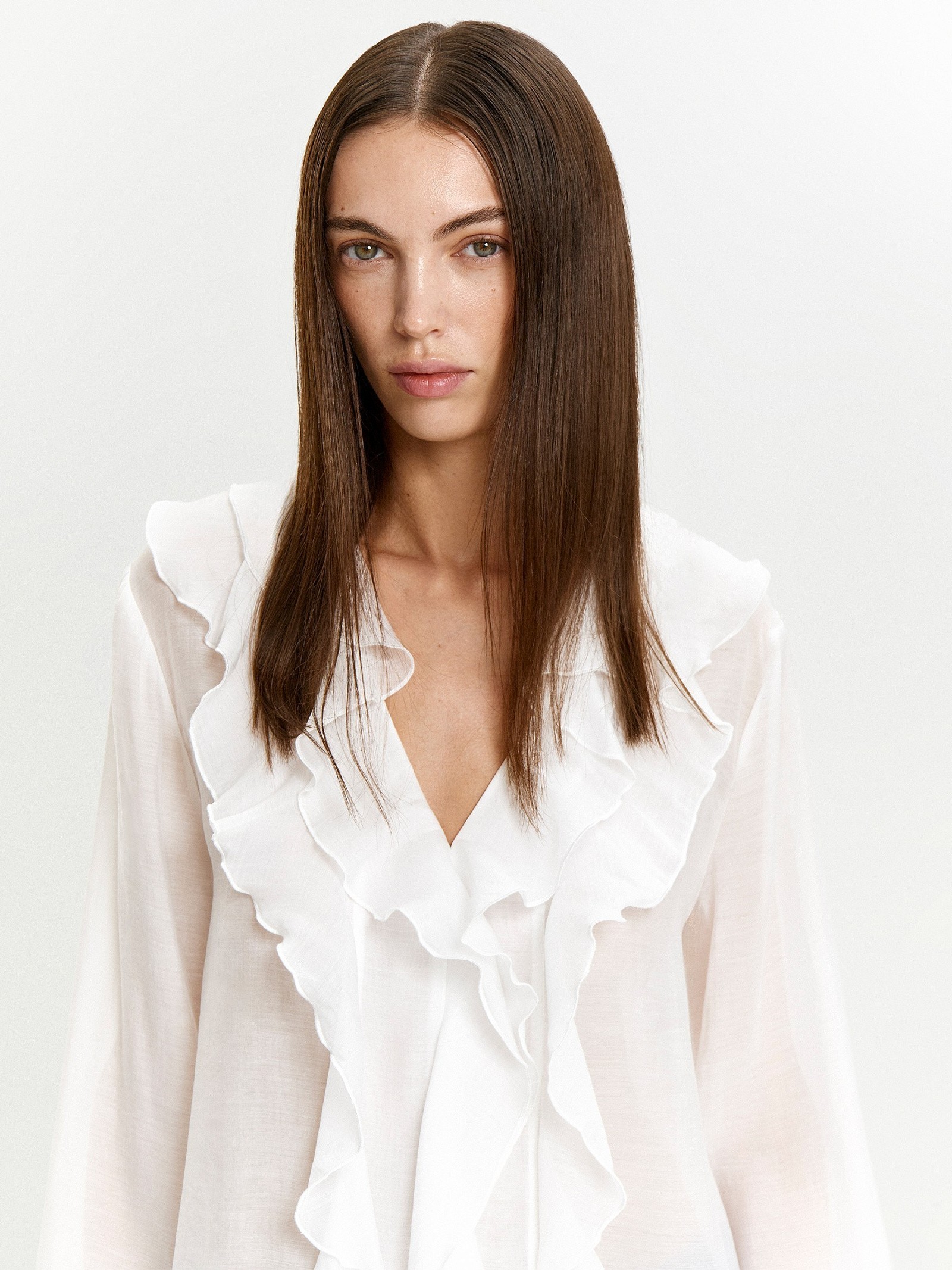 Блузка с длинным рукавом