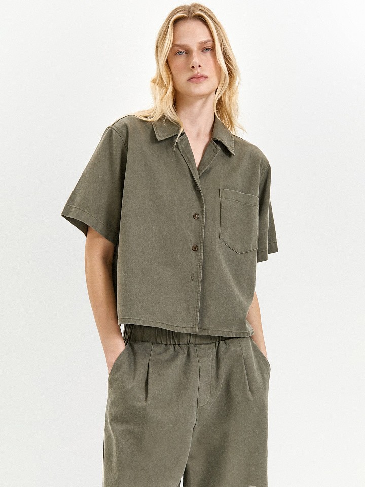 Рубашка из денима