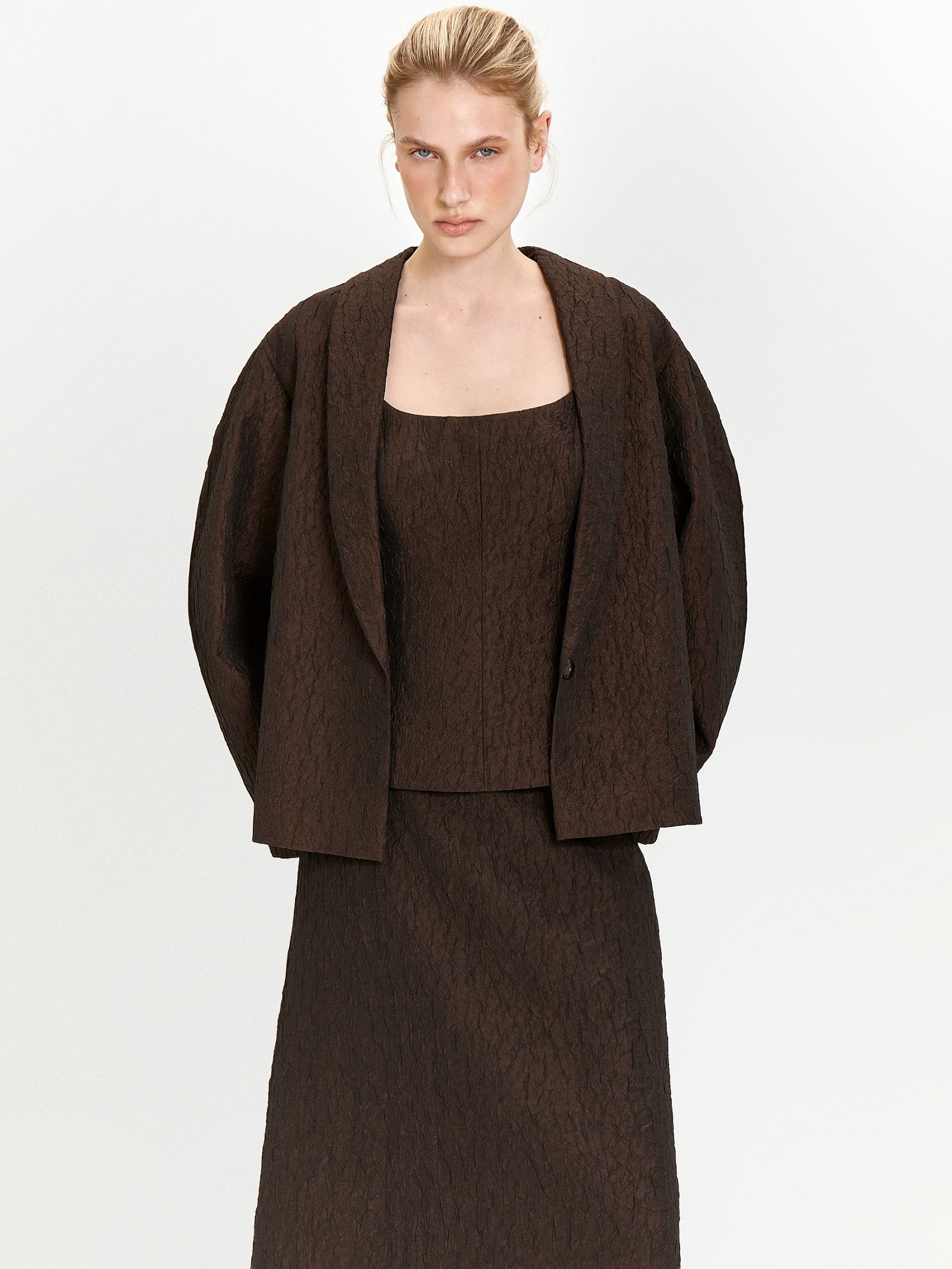 Жакет прямого кроя