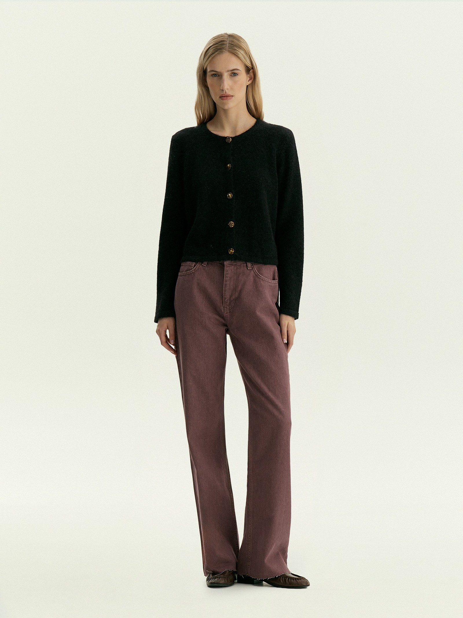 Кардиган из шерсти альпаки