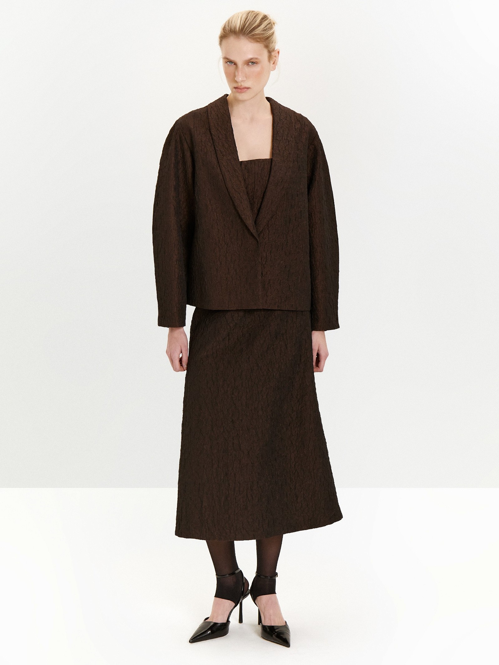 Жакет прямого кроя