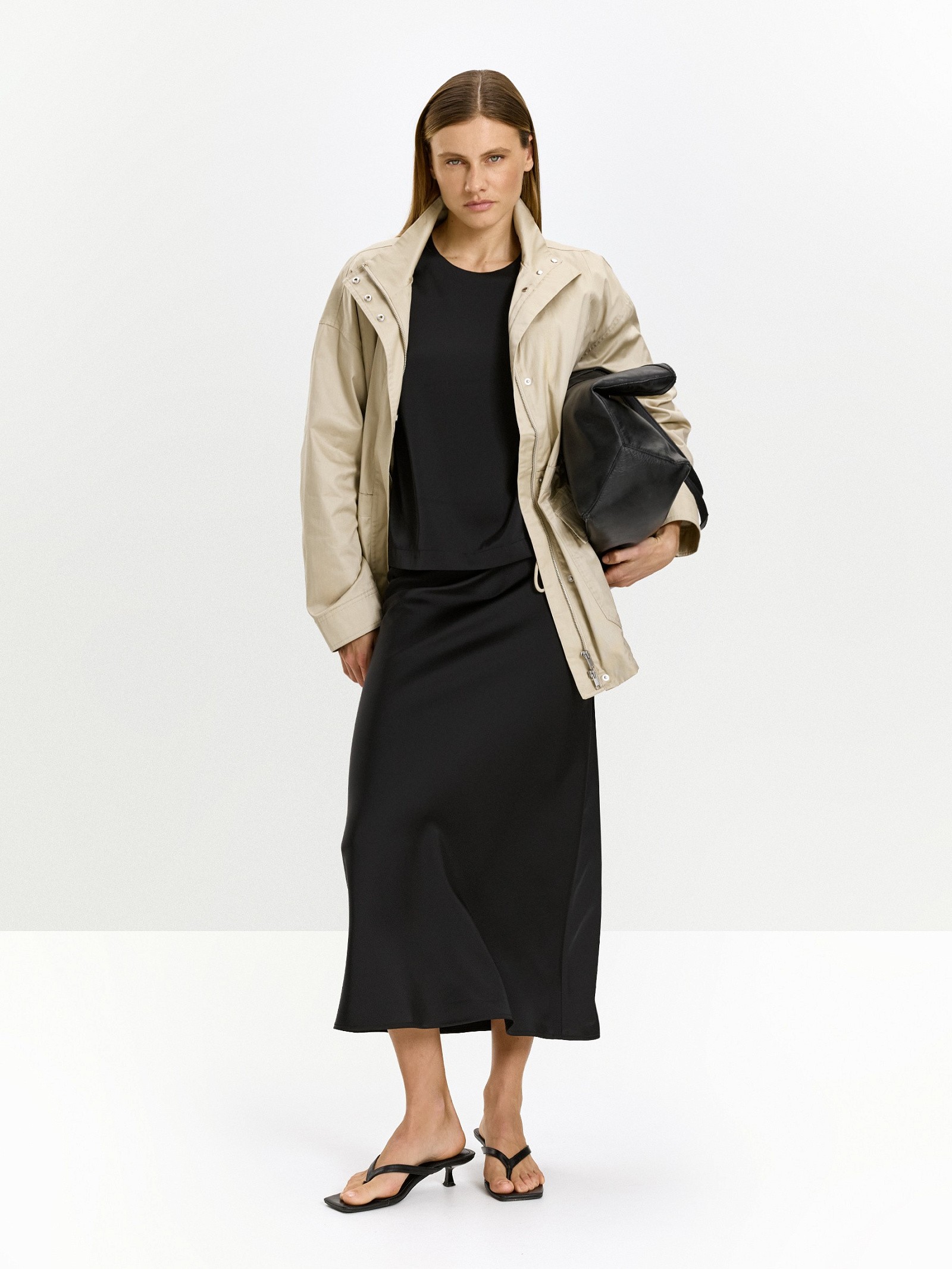 Блузка прямого кроя