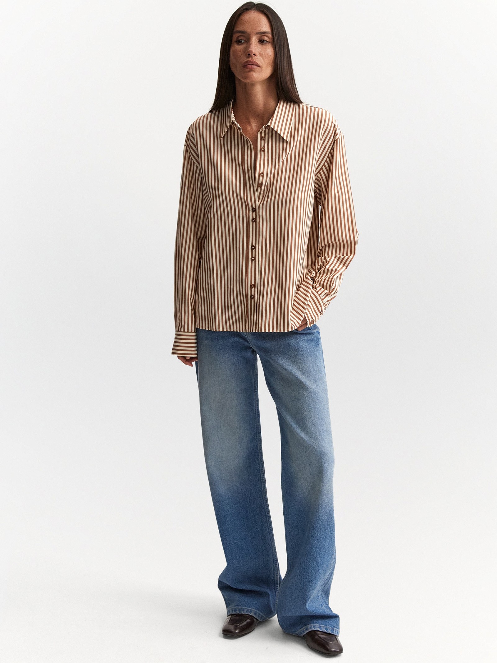 Джинсы Cropped Wide Leg 520