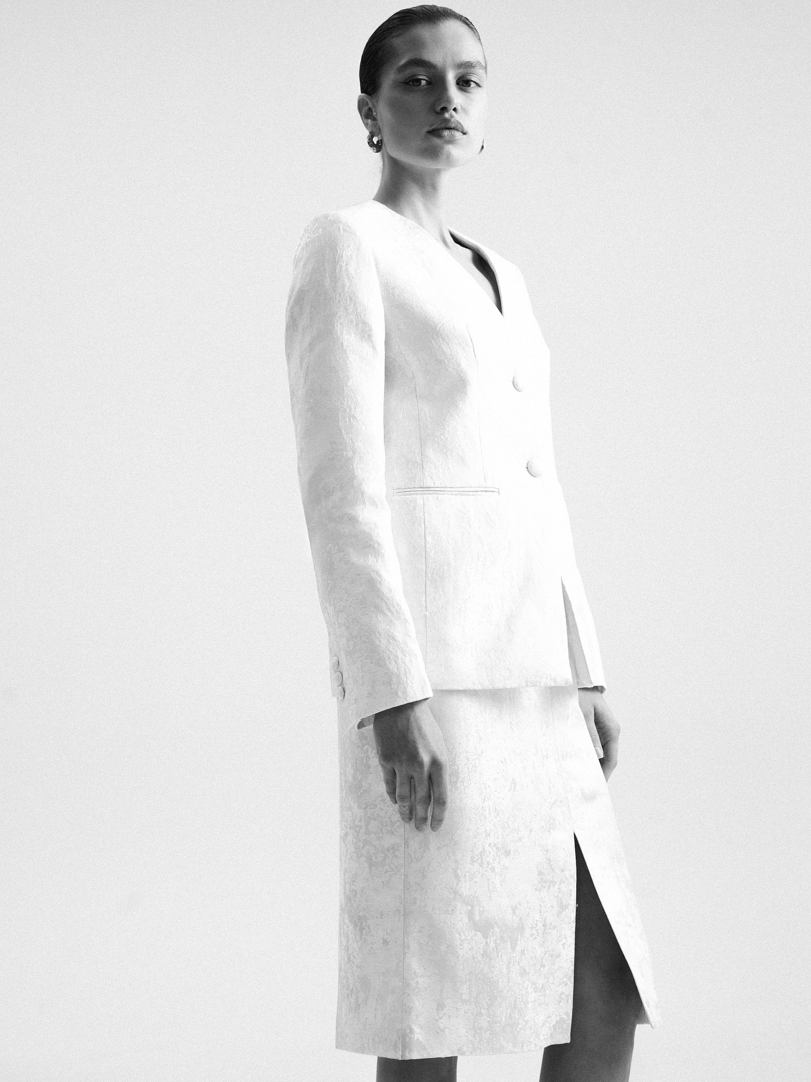 Жакет из жаккарда