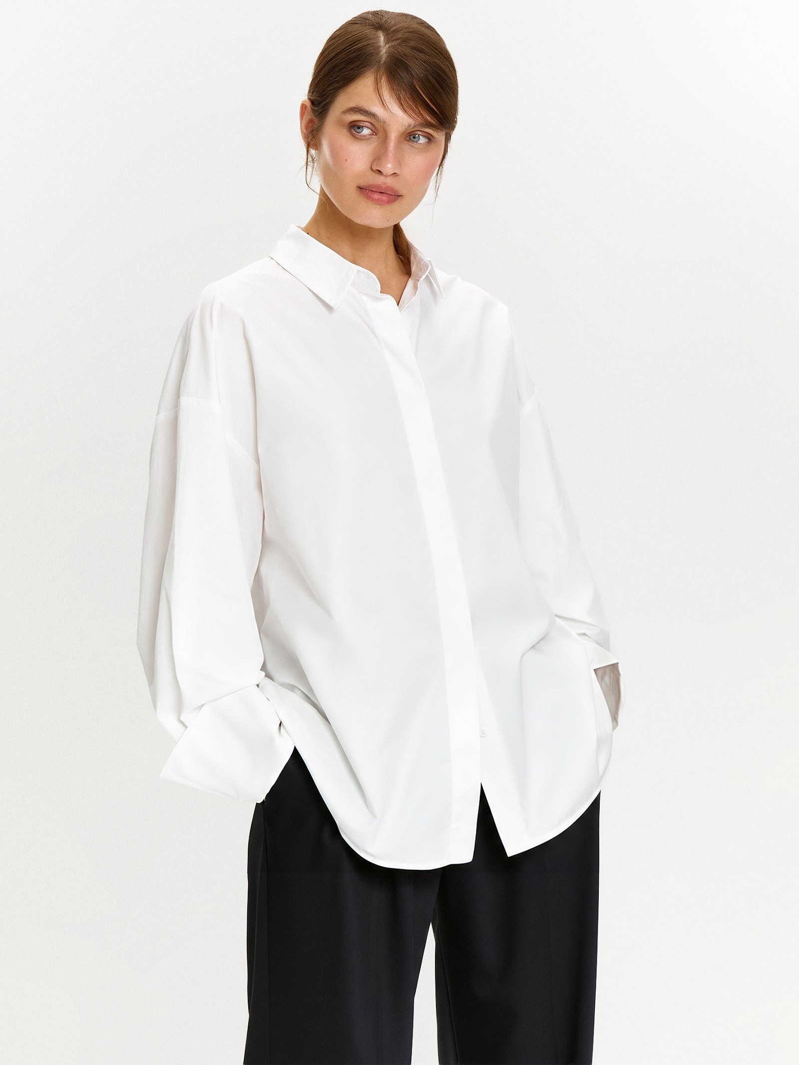 Рубашка удлиненная