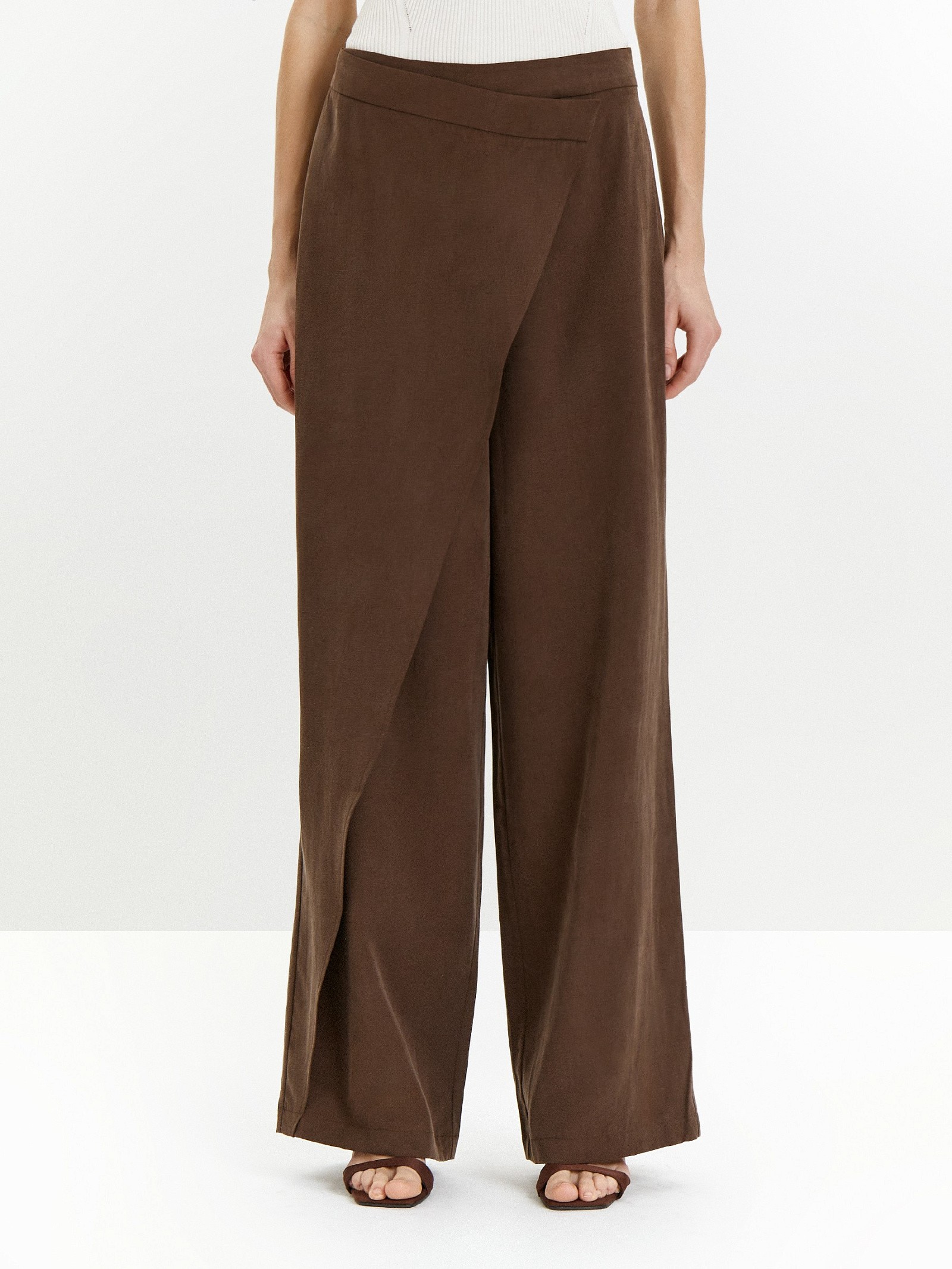 Брюки широкого кроя