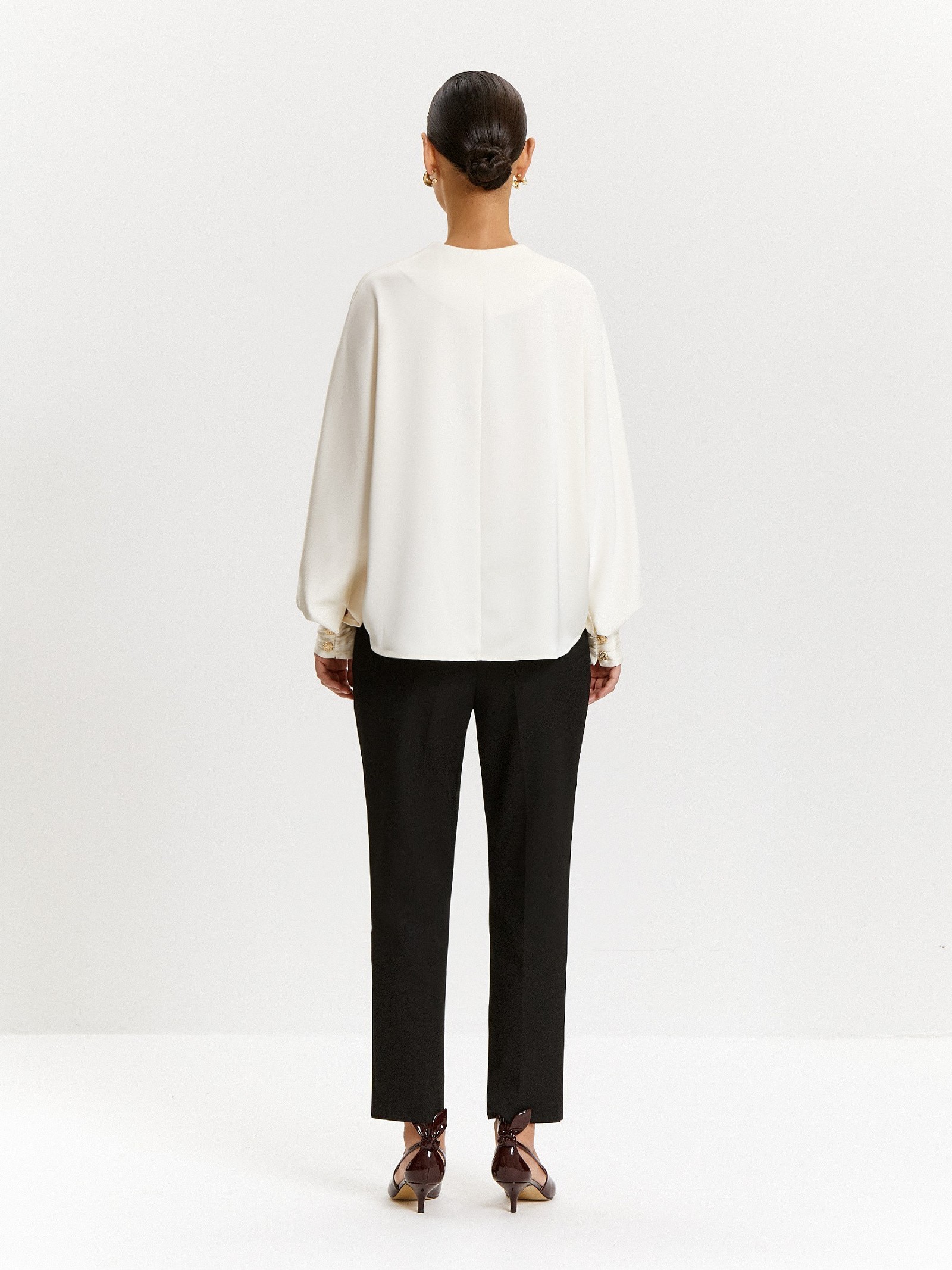 Блузка с длинным рукавом