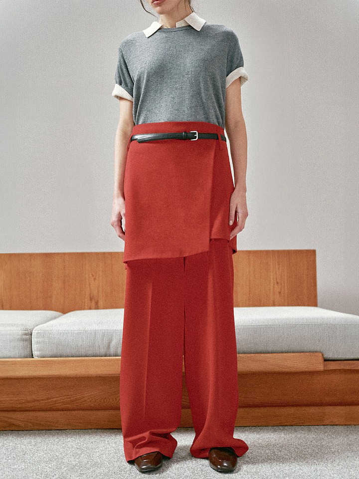 Брюки прямого кроя