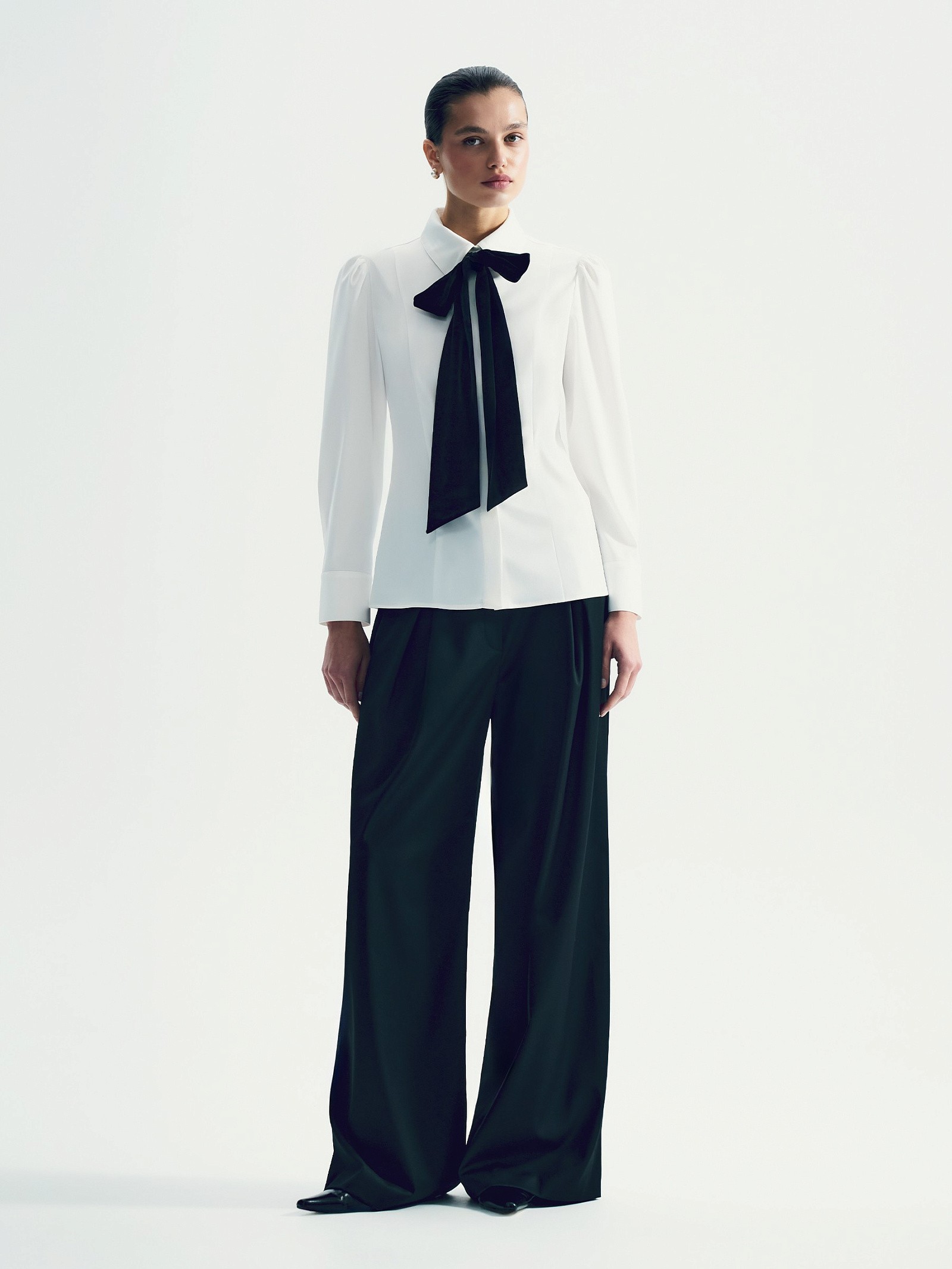 Рубашка с бантом