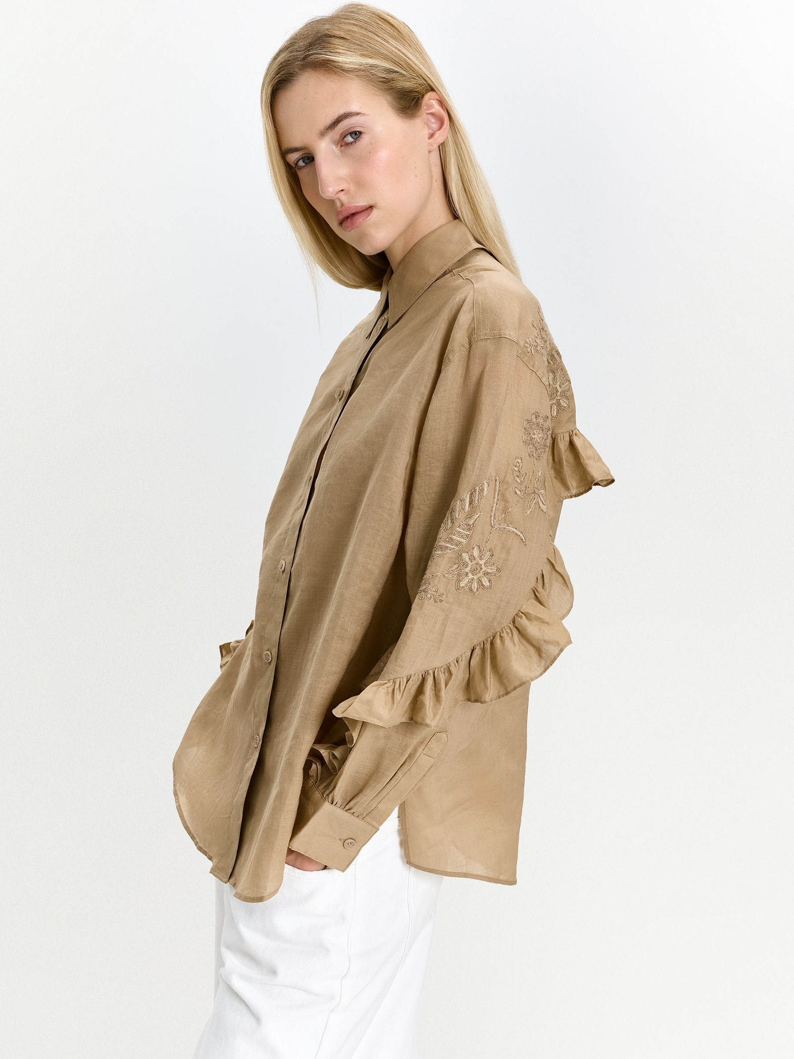 Рубашка из 100% рами