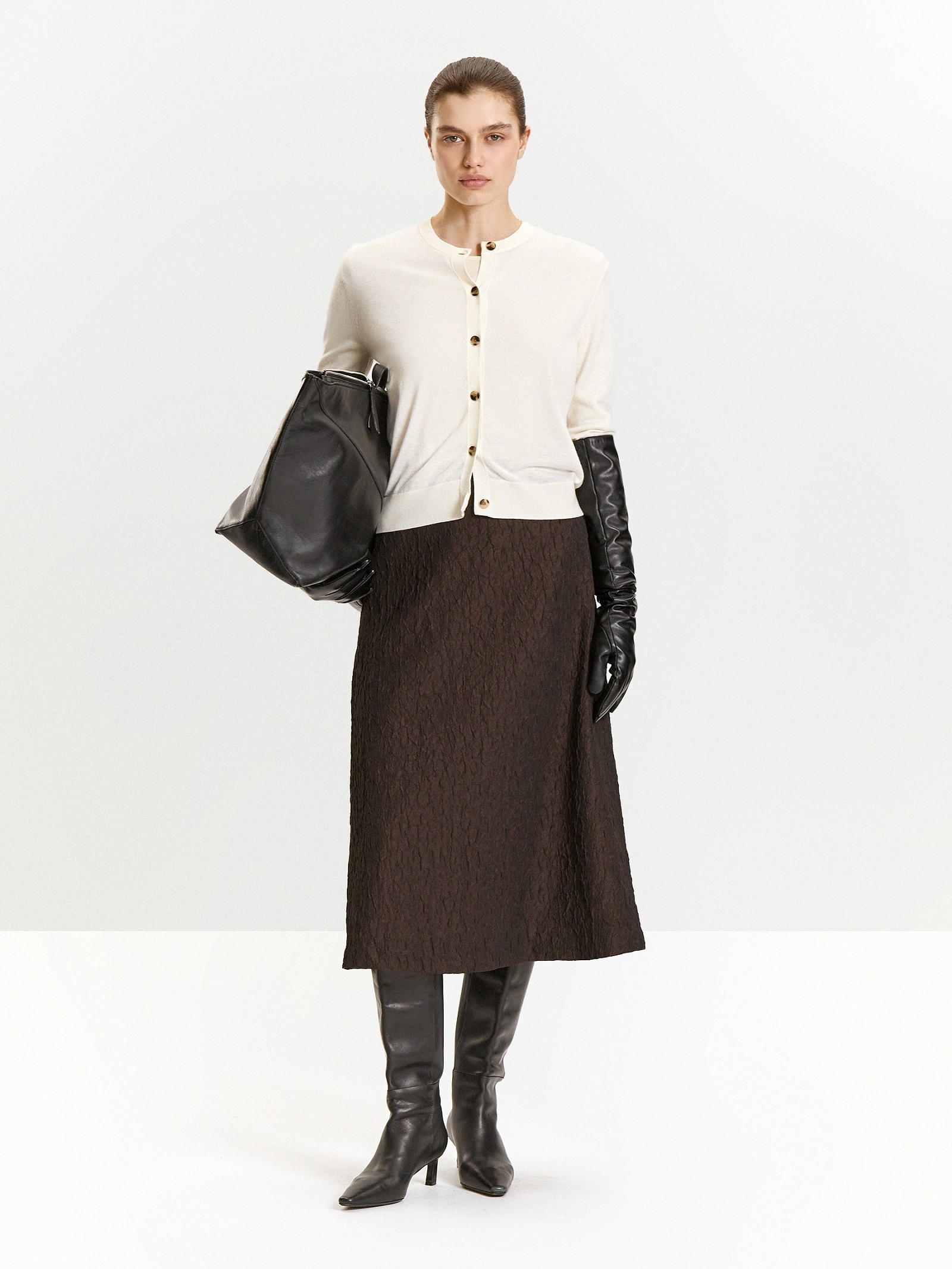 Кардиган с содержанием шерсти