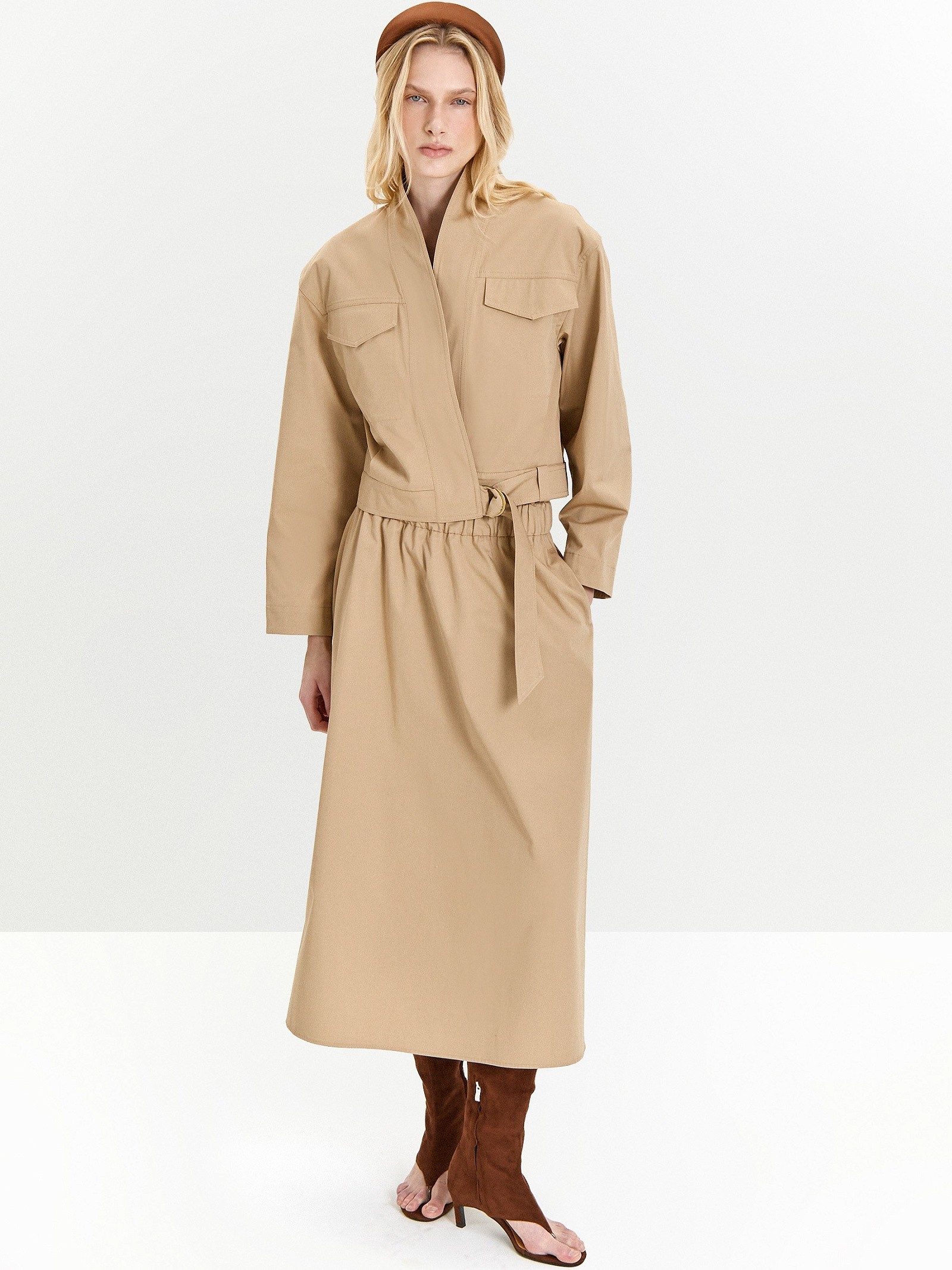 Куртка с поясом