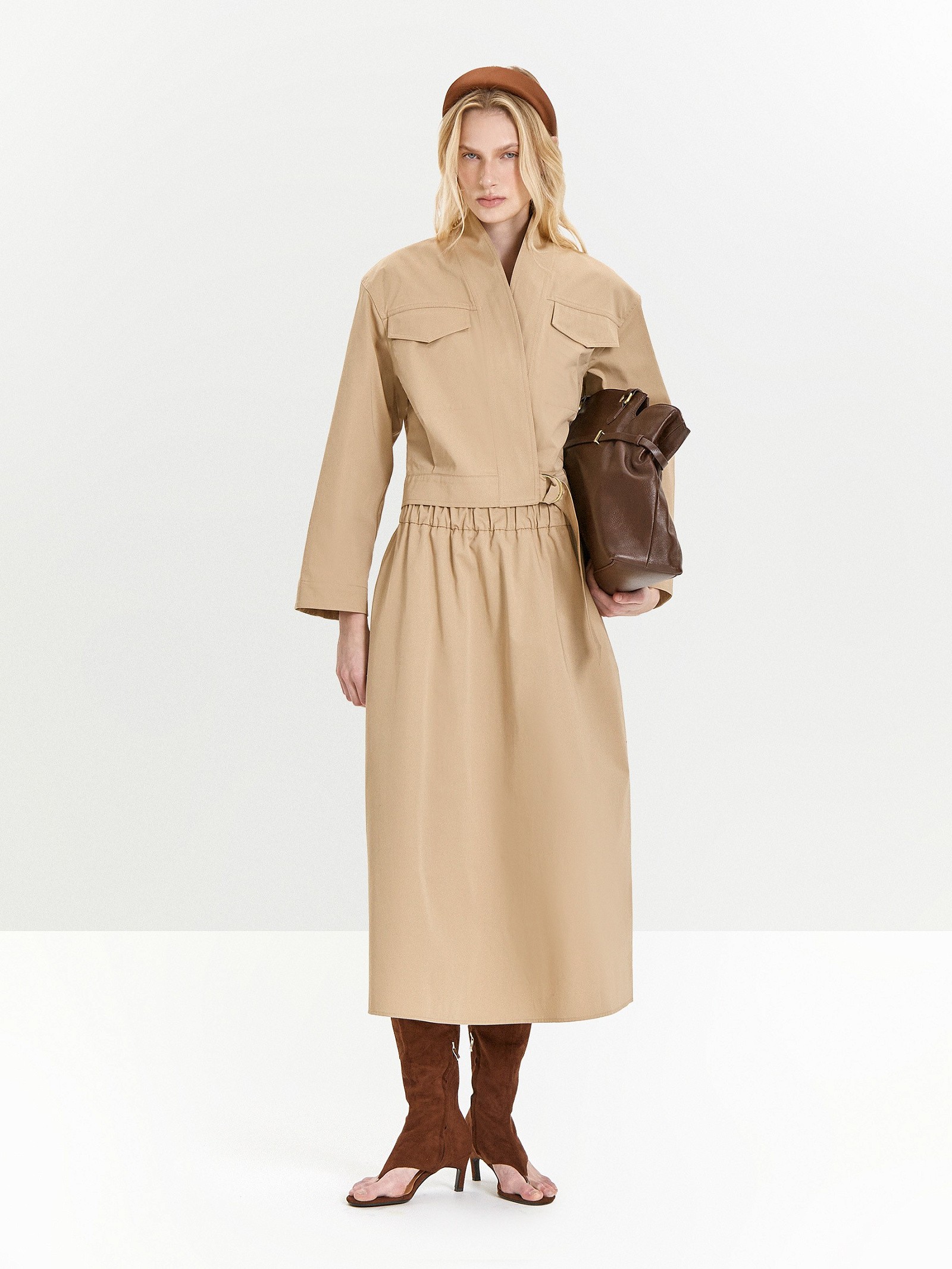 Куртка с поясом