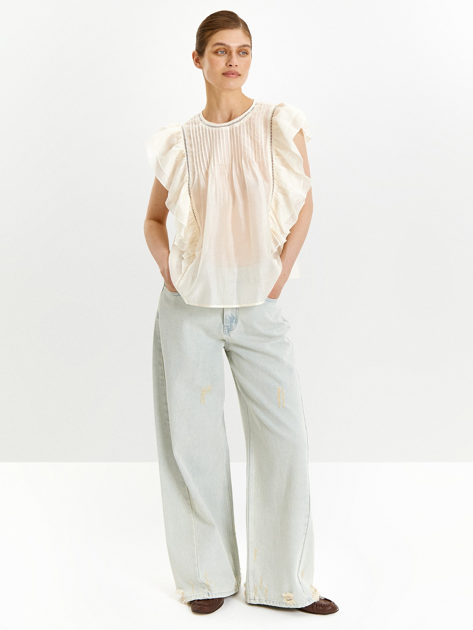 Блуза из тенсела