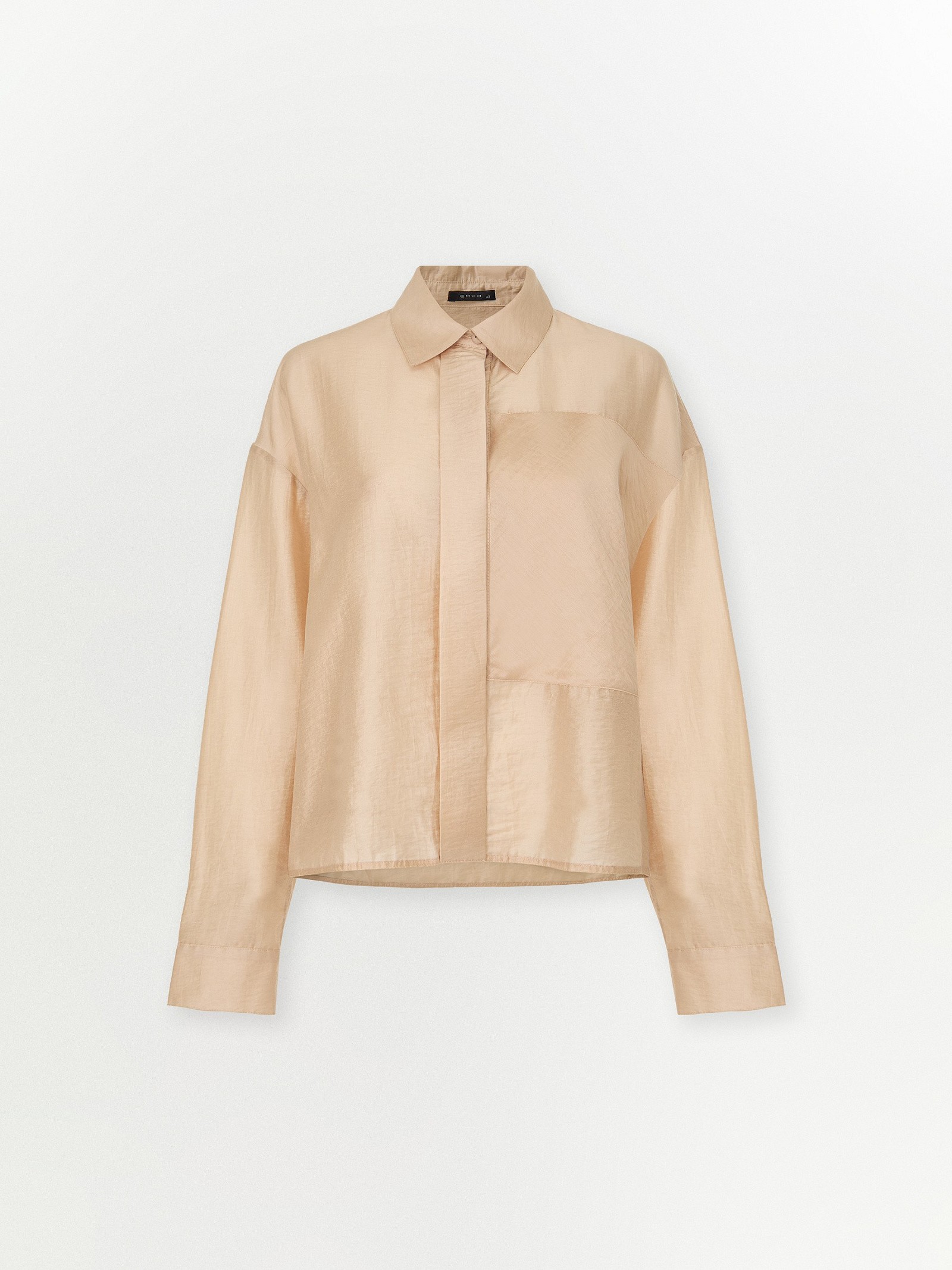 Рубашка прямого кроя