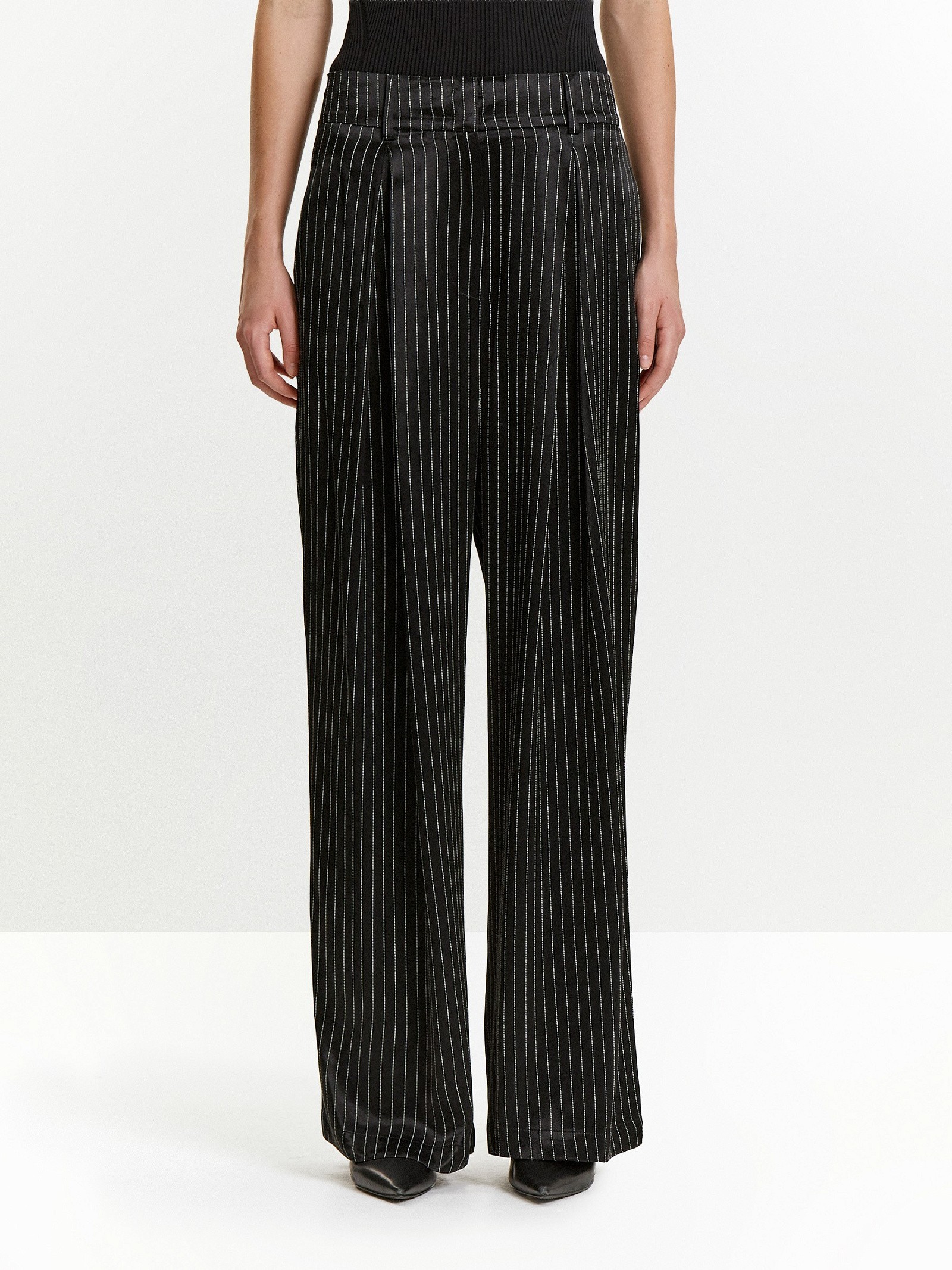 Брюки широкого кроя