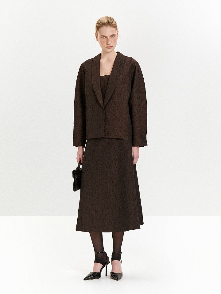 Жакет прямого кроя