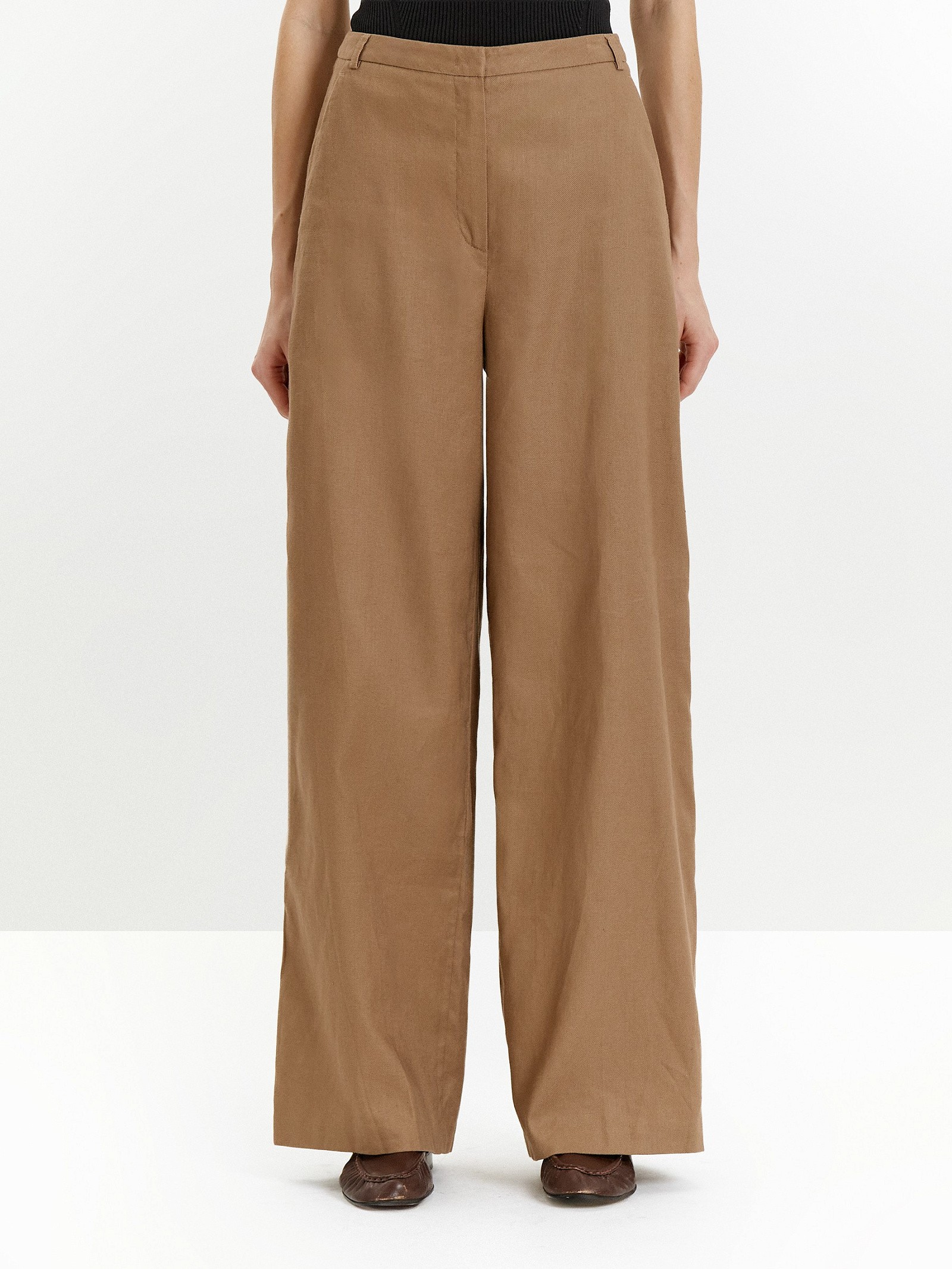 Брюки широкого кроя