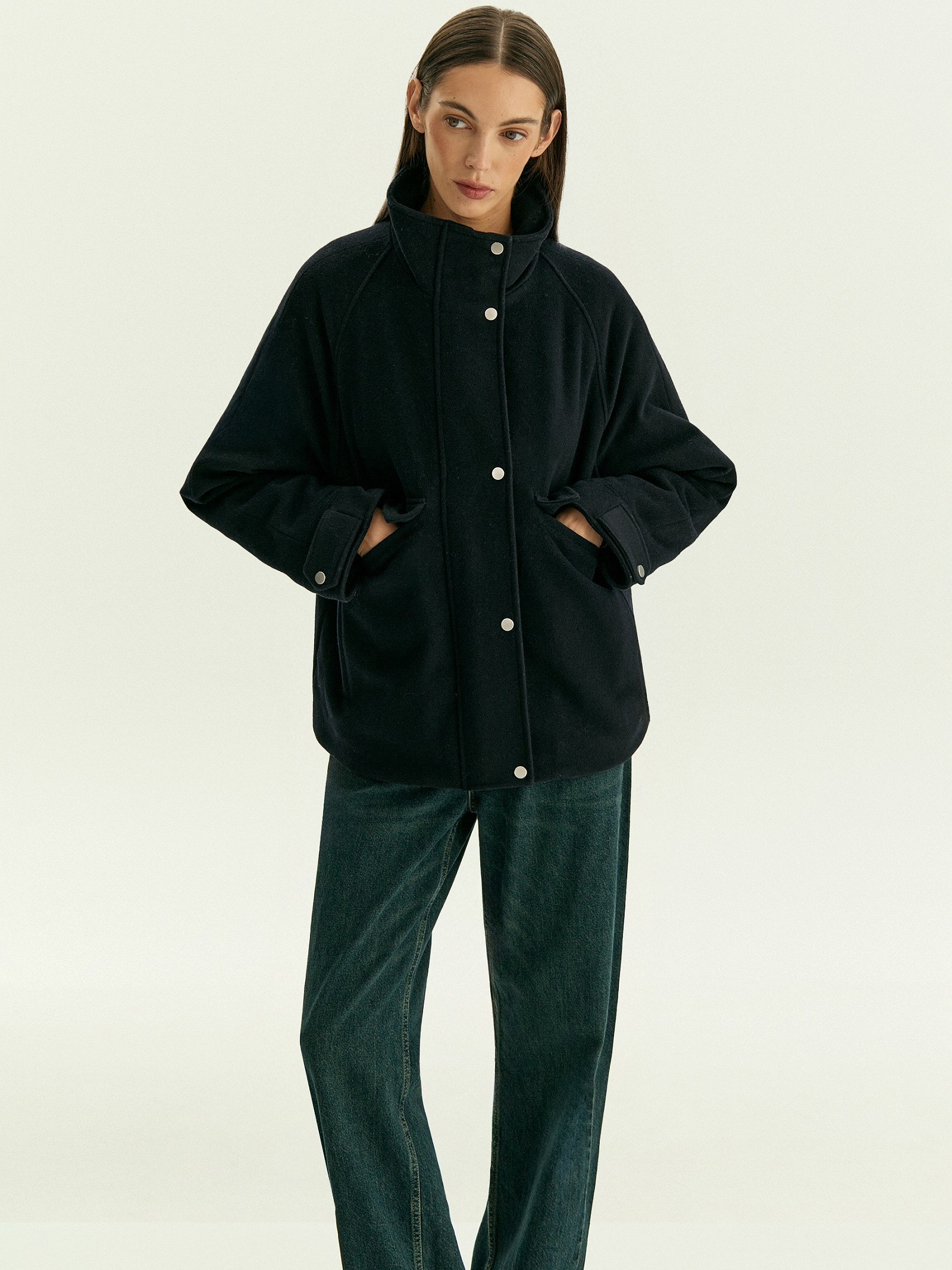 Куртка с воротником - стойкой