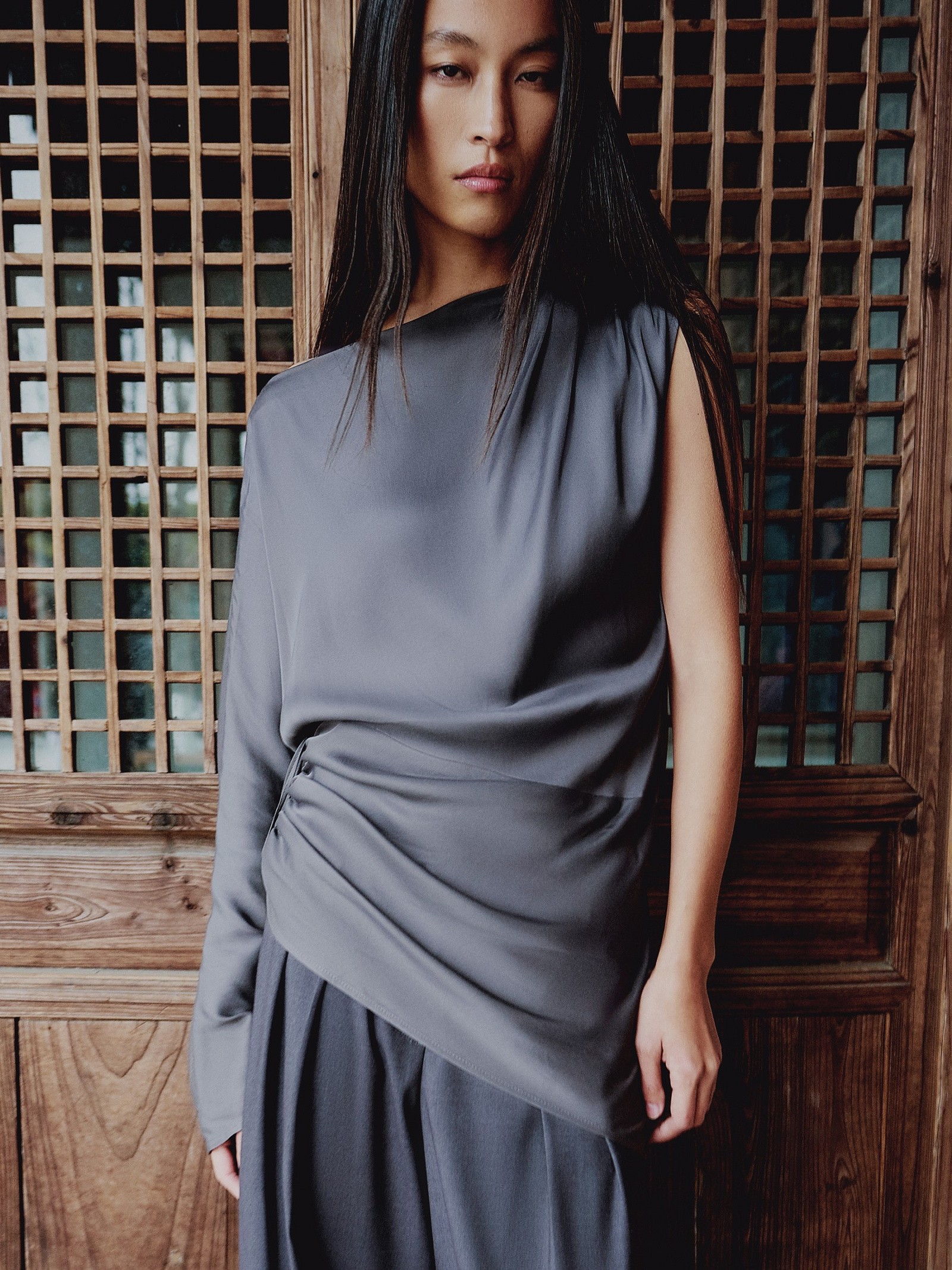 Блузка с длинным рукавом