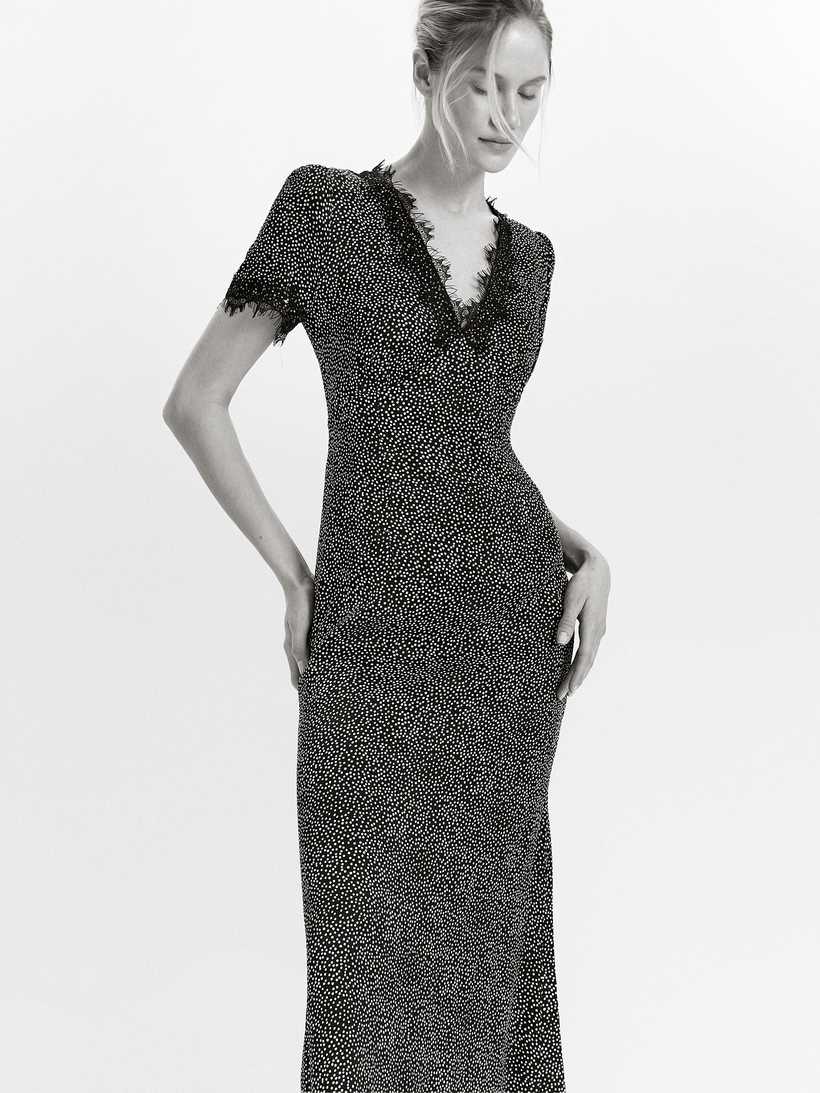 Платье в горох