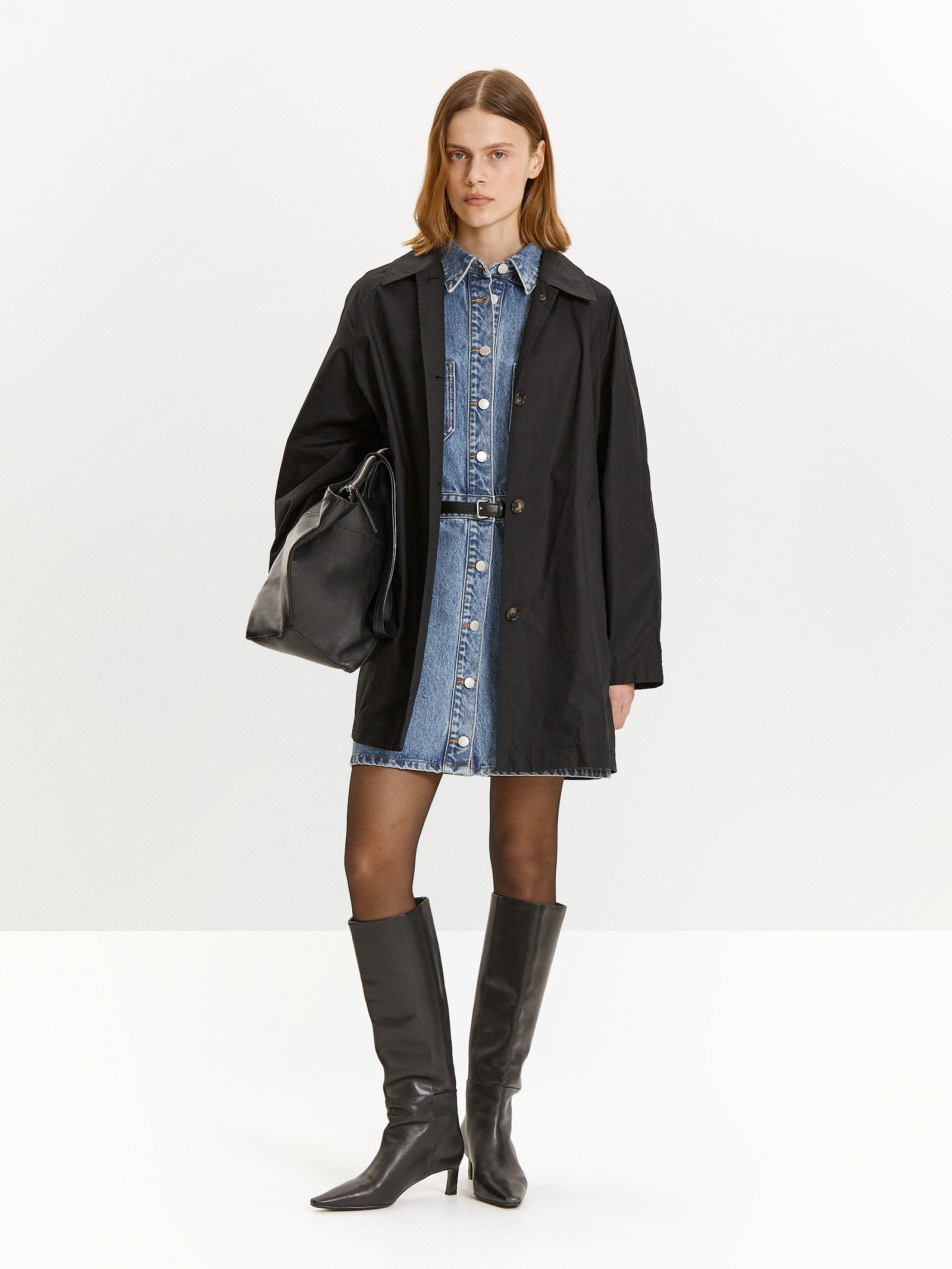 Джинсовое платье