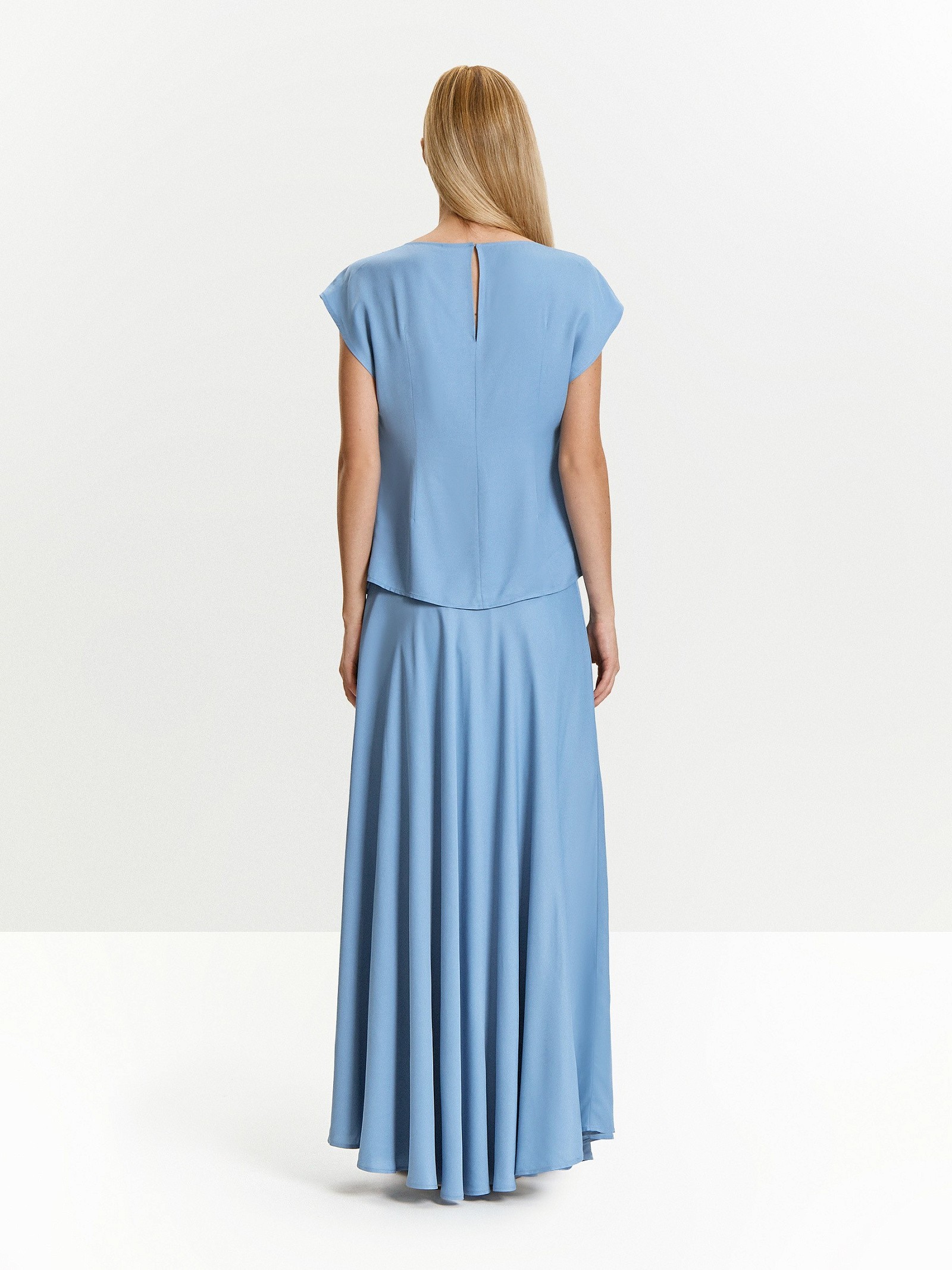 Блузка однотонная