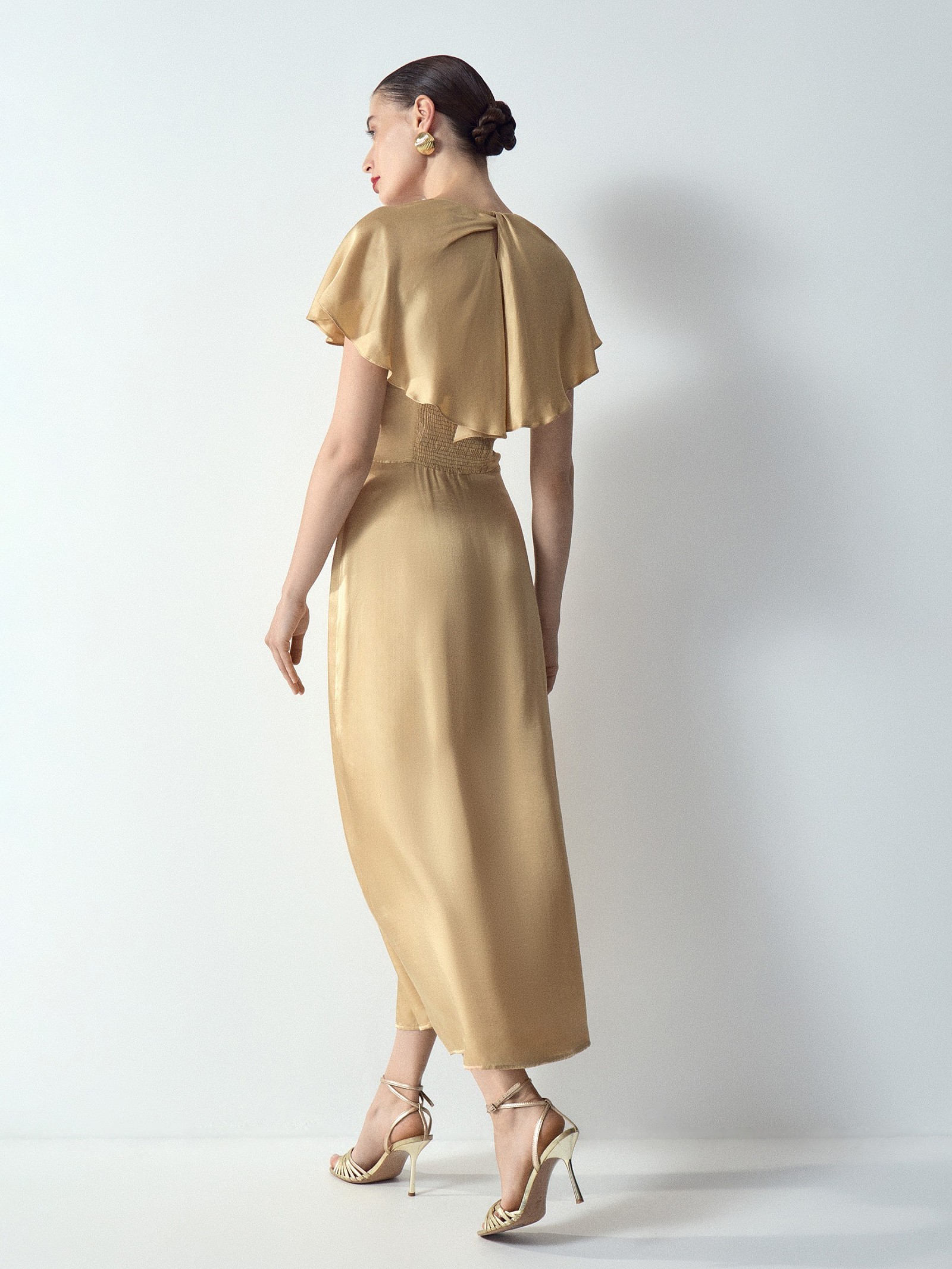 Платье миди из 100% вискозы