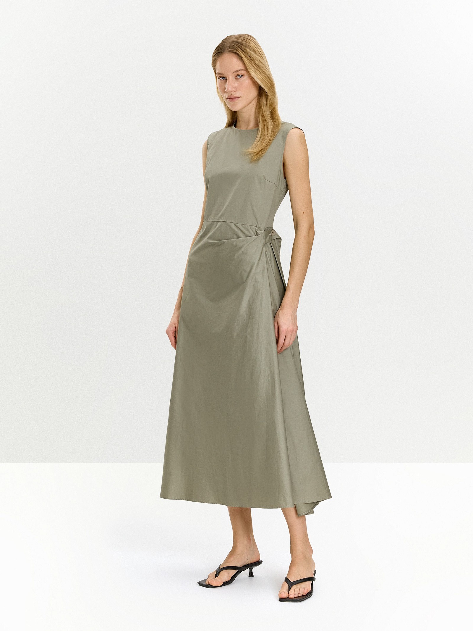 Платье макси из 100% хлопка