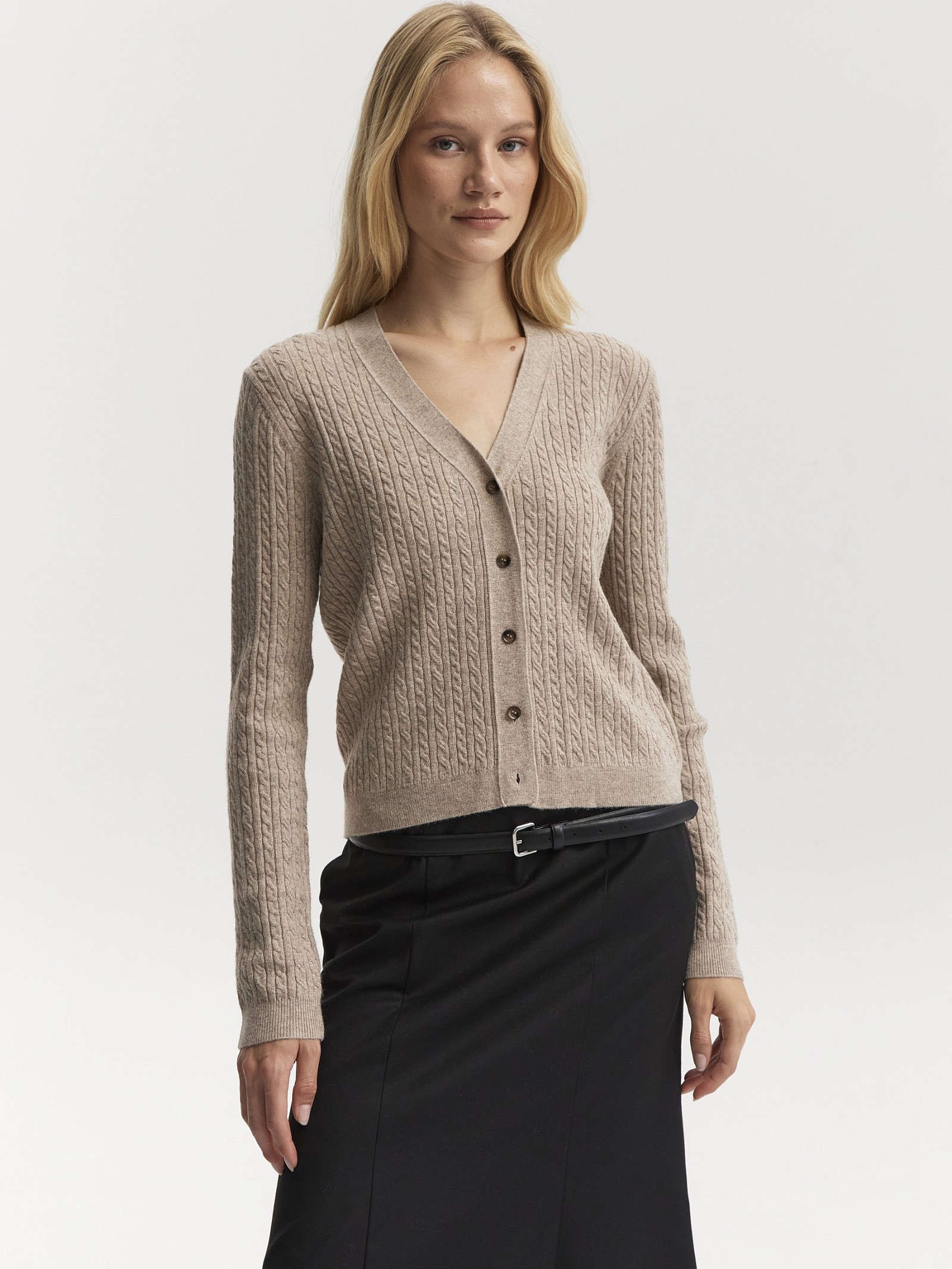 Кардиган приталенный