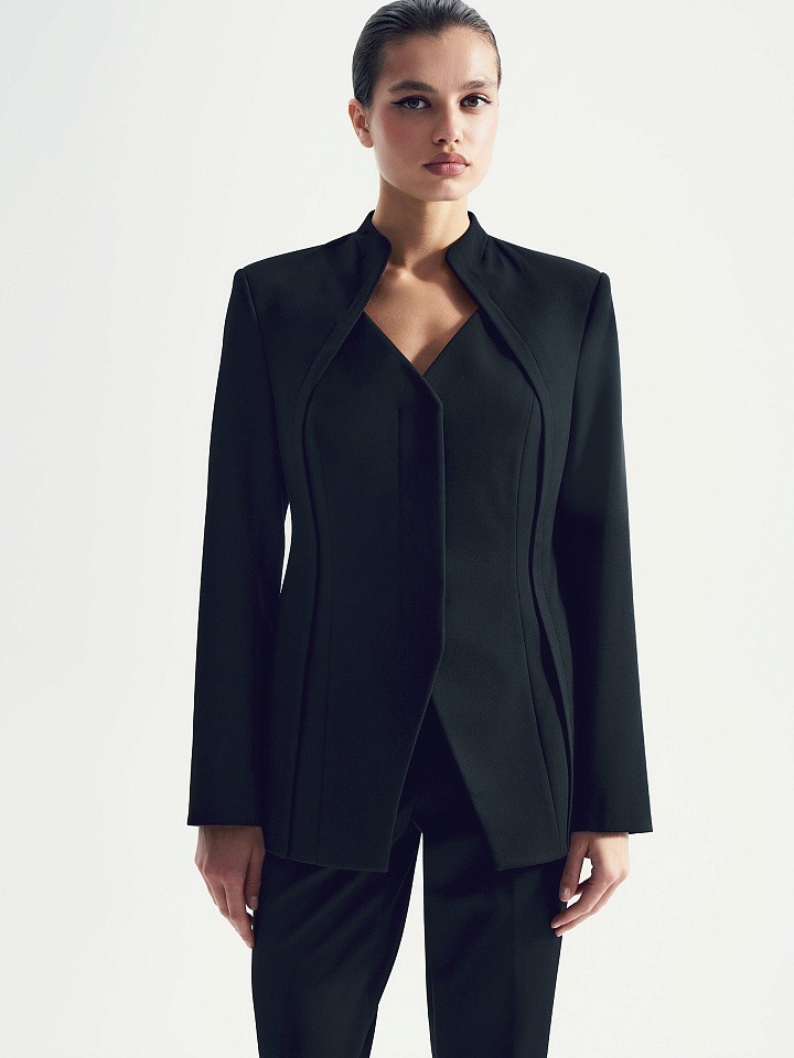 Жакет без лацканов