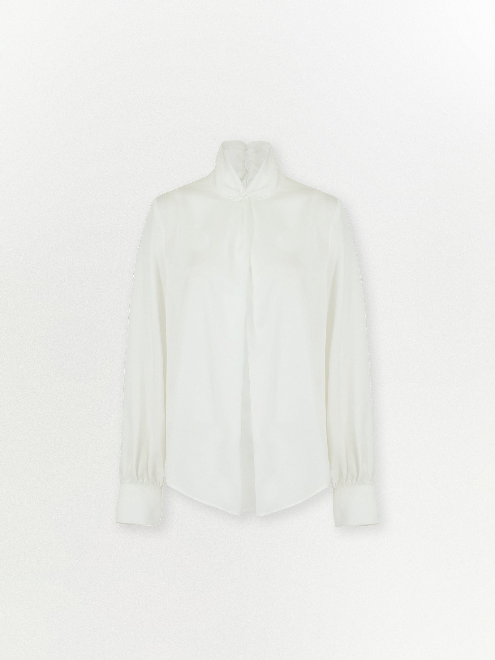 Блуза из костюмной ткани