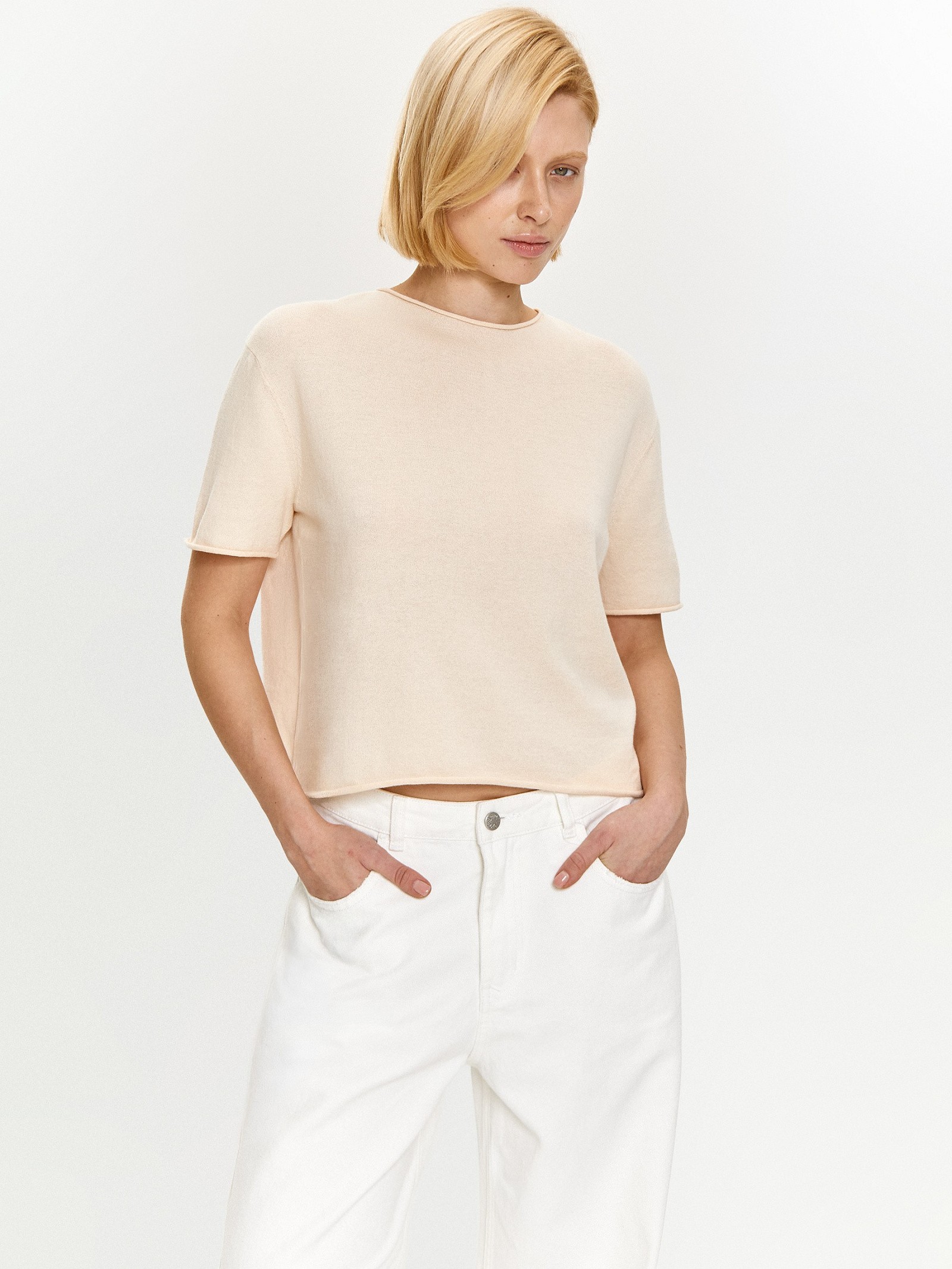 Трикотажная футболка из 100% хлопка