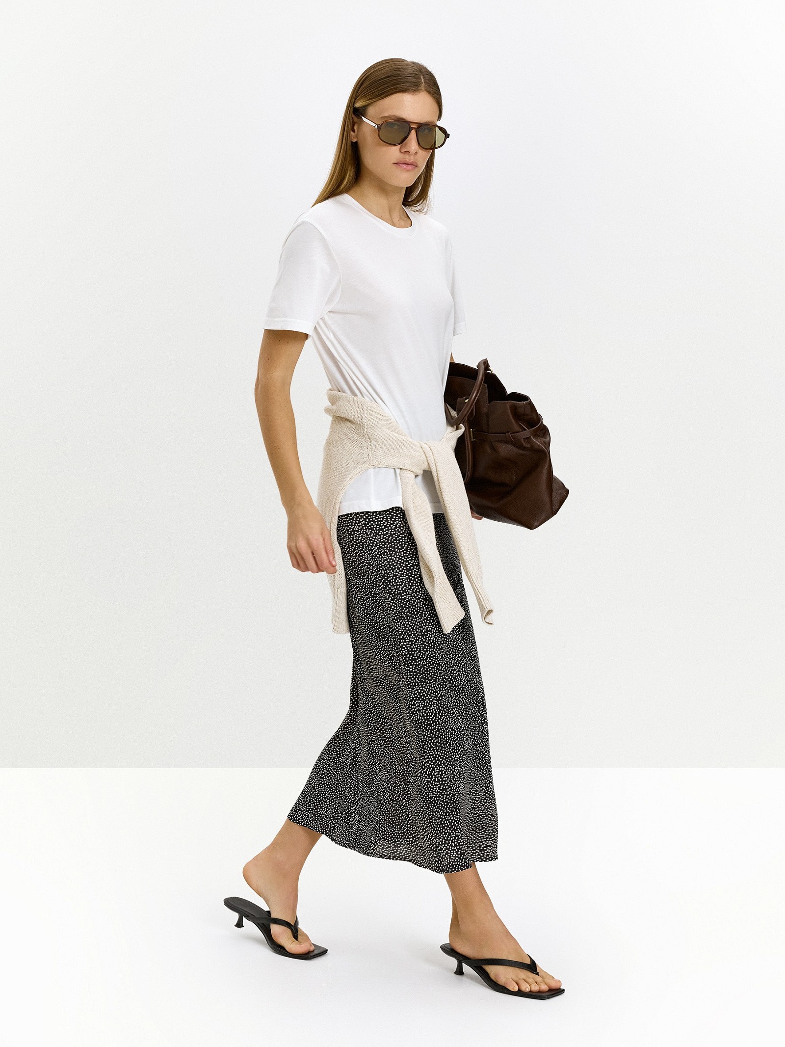 Юбка в горох